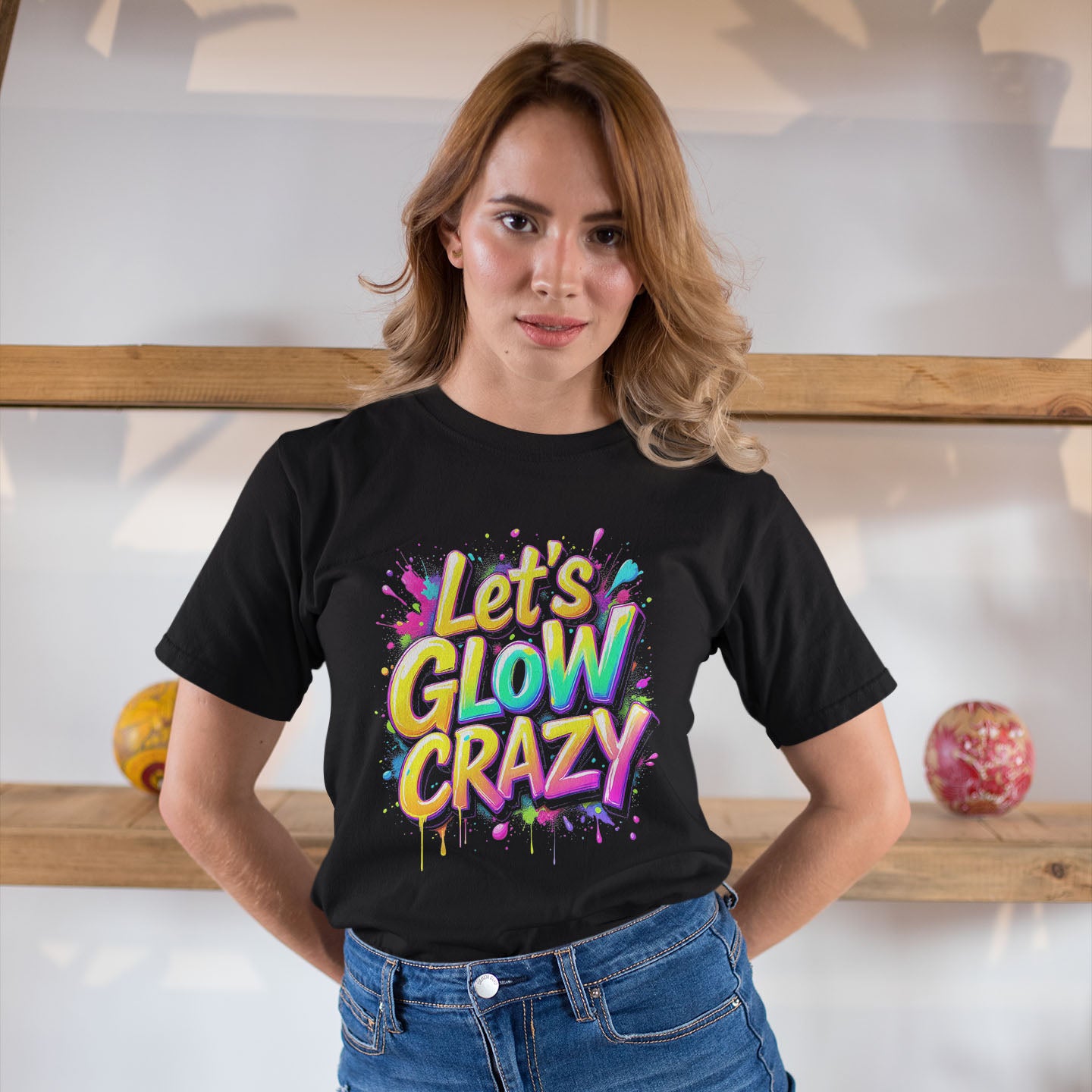 Let's GLOW CRAZY Unisex classic tee - souverista