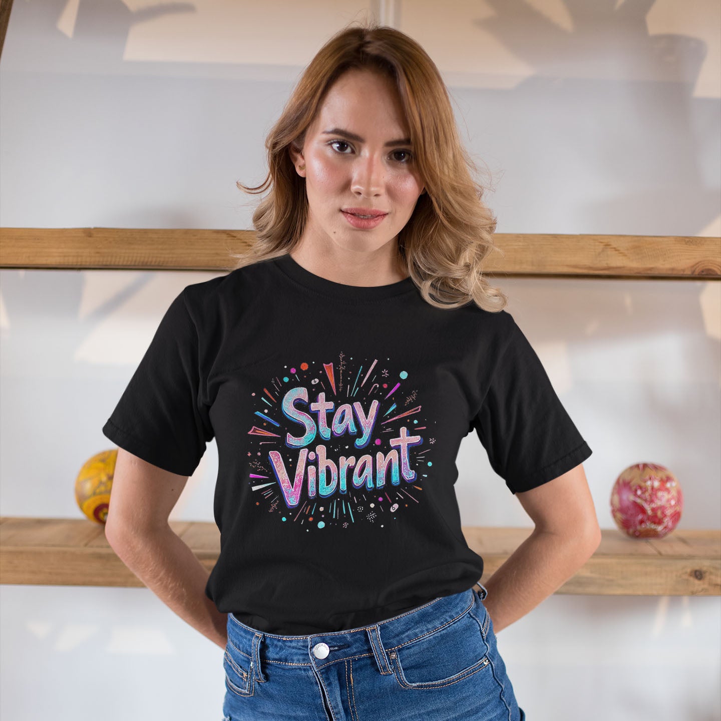 Stay Vibrant Short-Sleeve Unisex T-Shirt - souverista