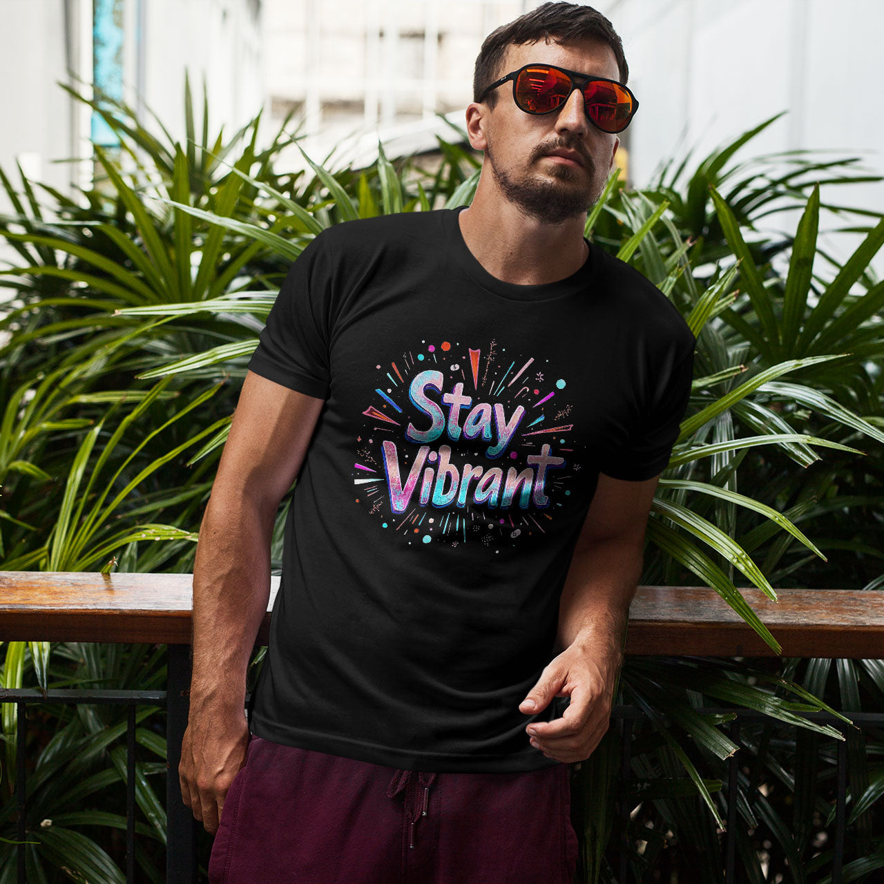 Stay Vibrant Short-Sleeve Unisex T-Shirt - souverista
