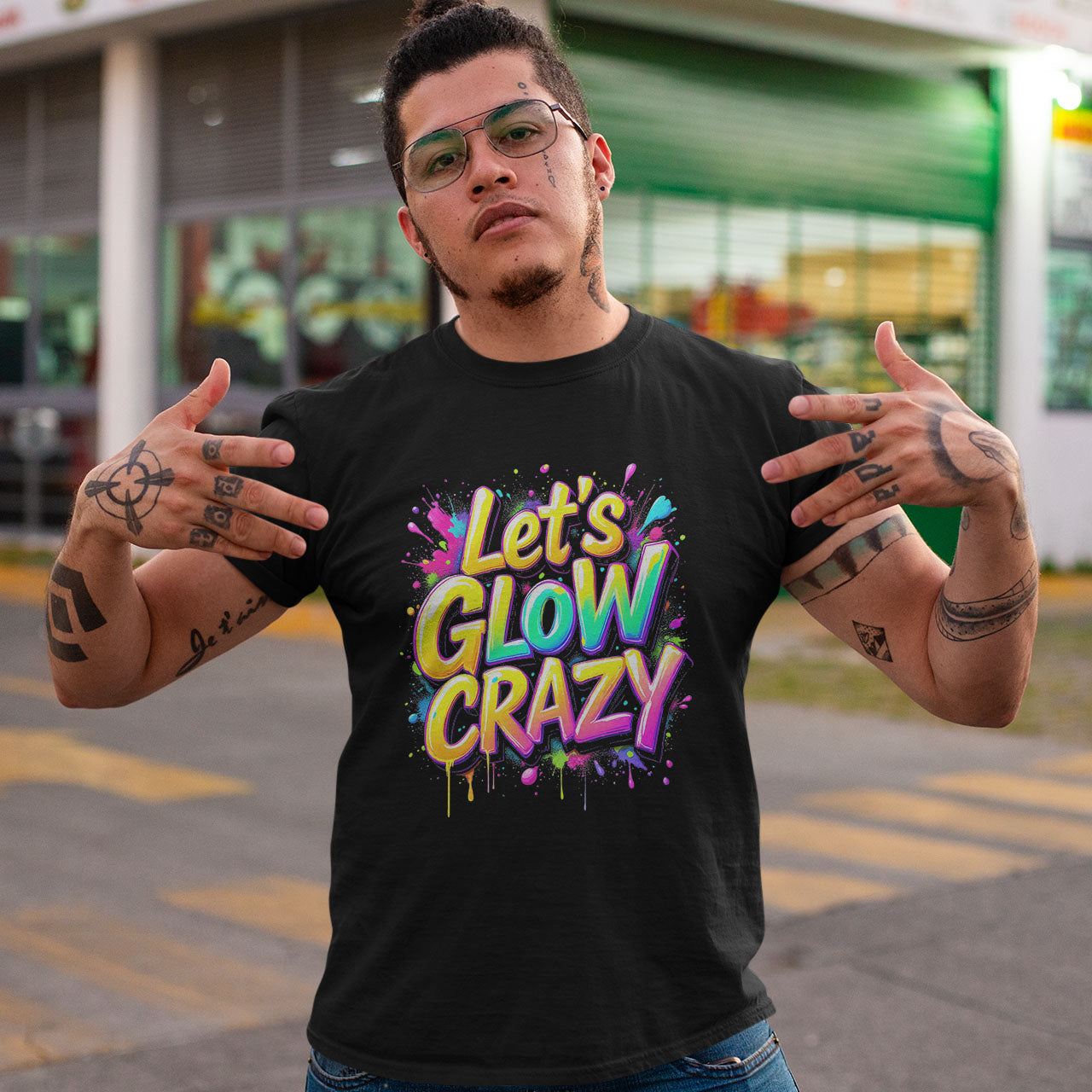 Let's GLOW CRAZY Unisex classic tee - souverista