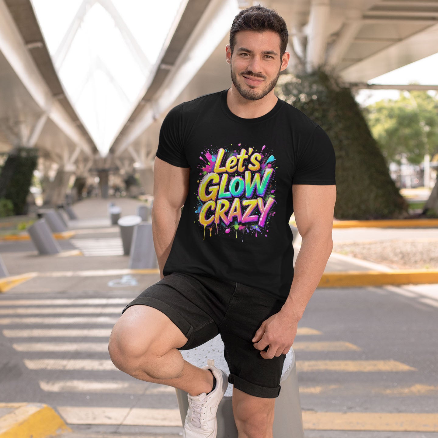 Let's GLOW CRAZY Unisex classic tee - souverista