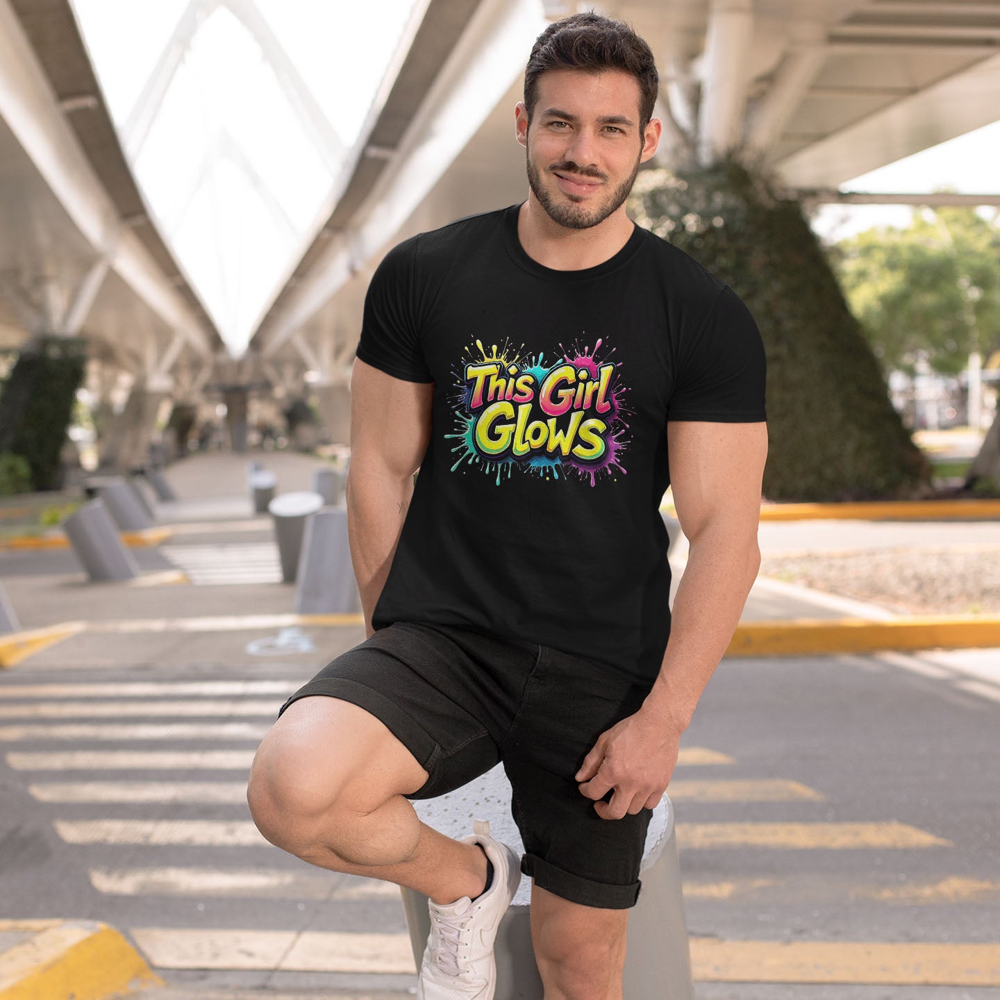 This Girl Glows Short-Sleeve Unisex T-Shirt - souverista
