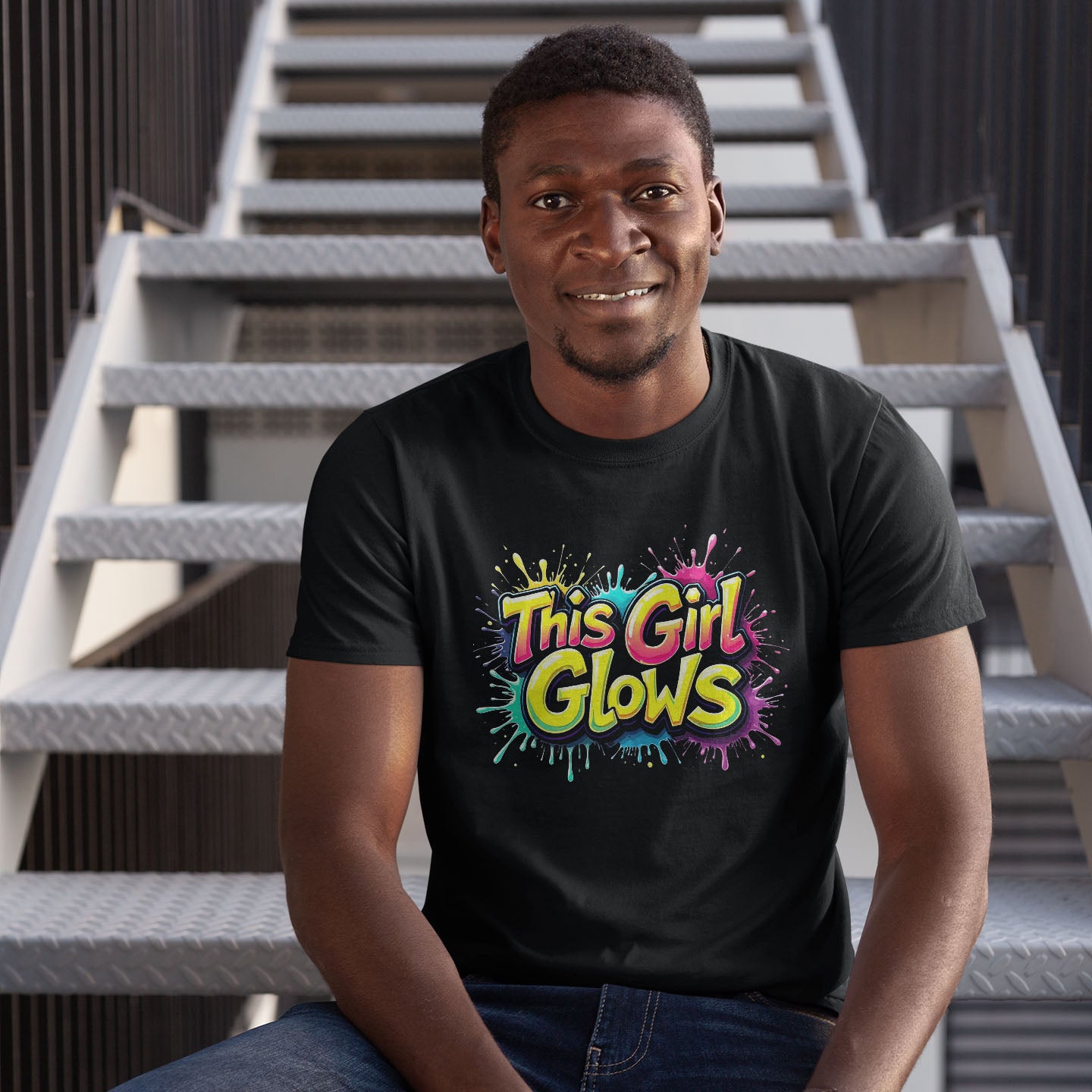 This Girl Glows Short-Sleeve Unisex T-Shirt - souverista