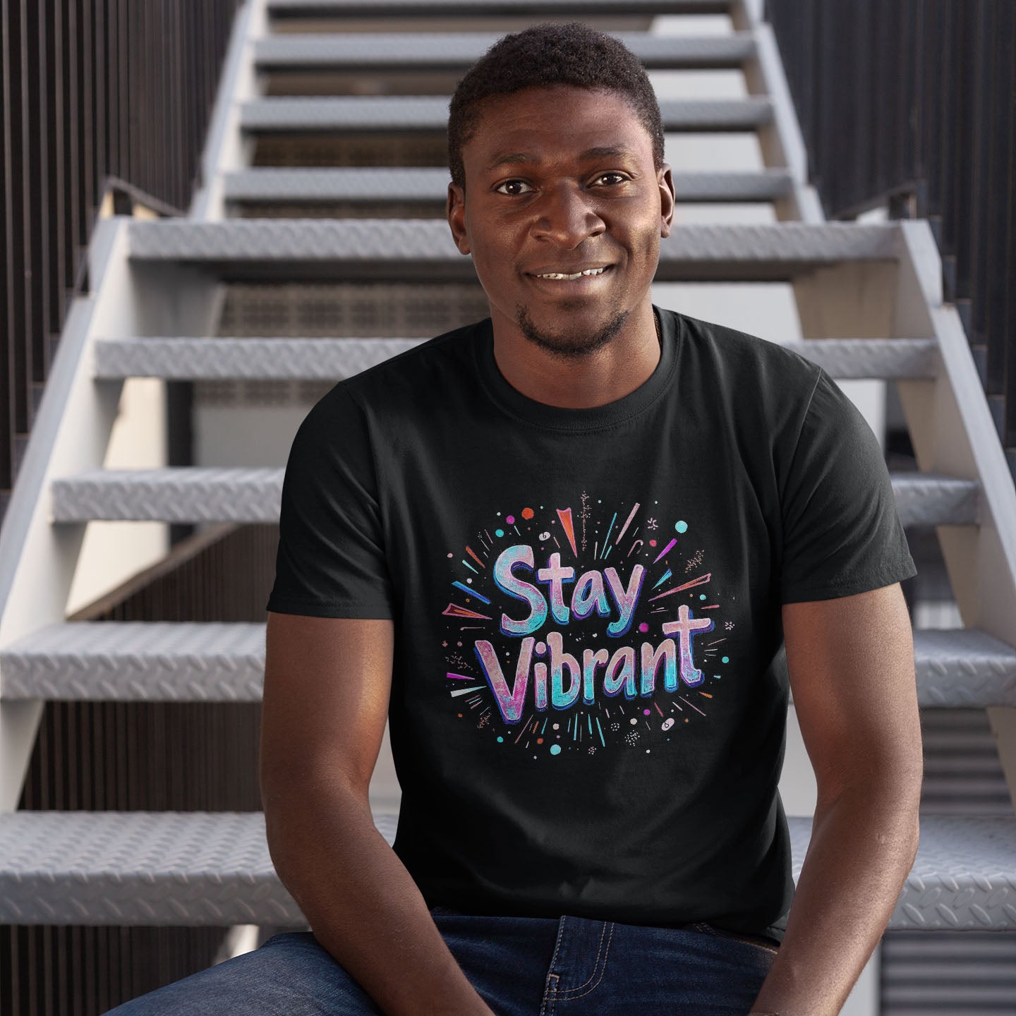 Stay Vibrant Short-Sleeve Unisex T-Shirt - souverista