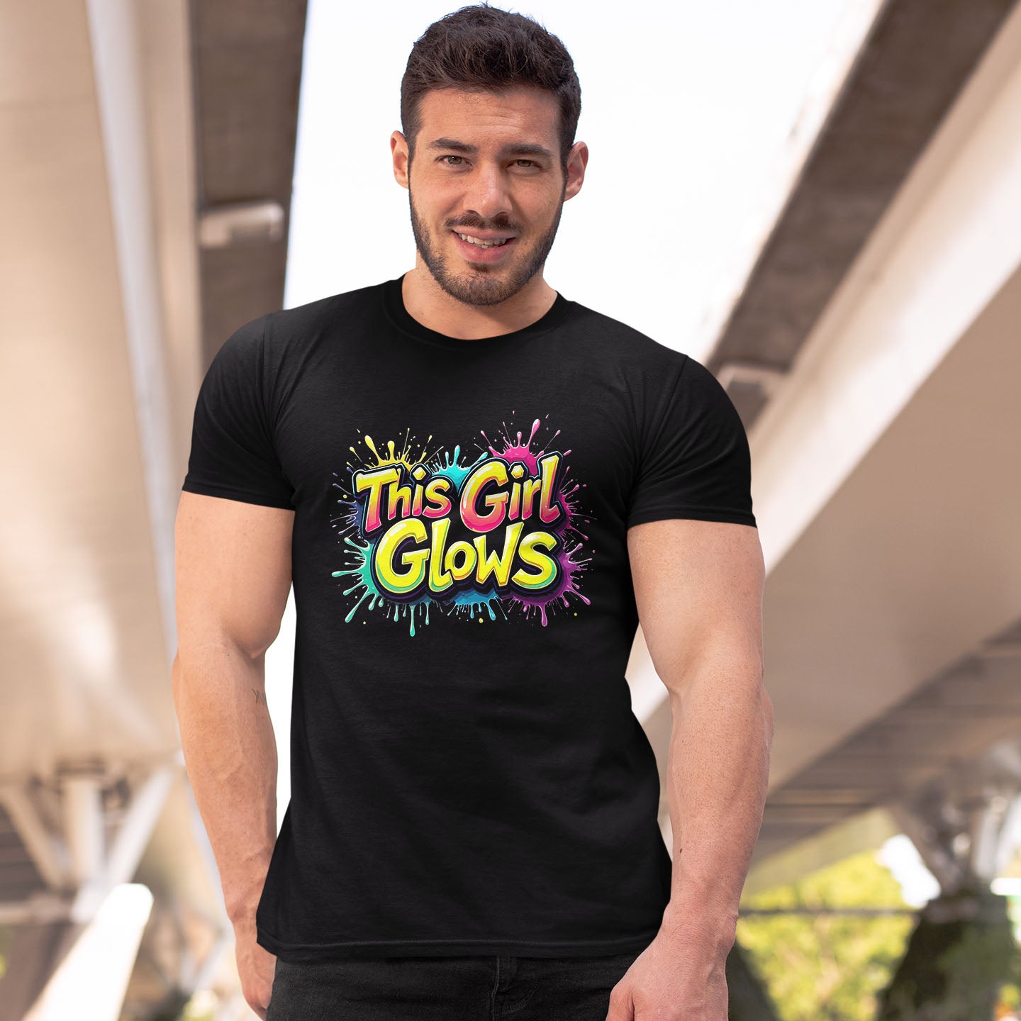 This Girl Glows Short-Sleeve Unisex T-Shirt - souverista