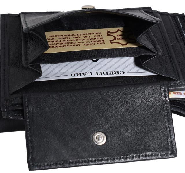 wallet genuine leather RFID protection