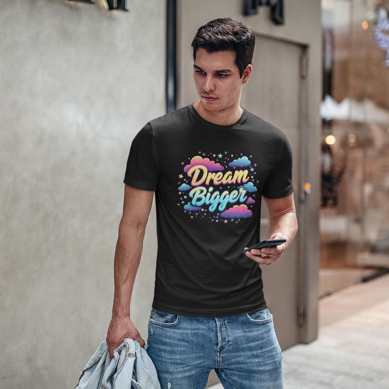 Dream Bigger Short-Sleeve Unisex T-Shirt - souverista