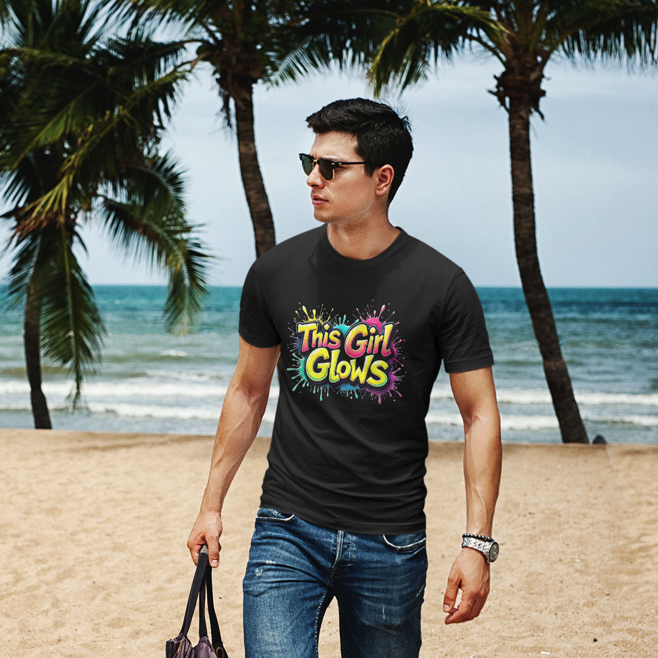 This Girl Glows Short-Sleeve Unisex T-Shirt - souverista