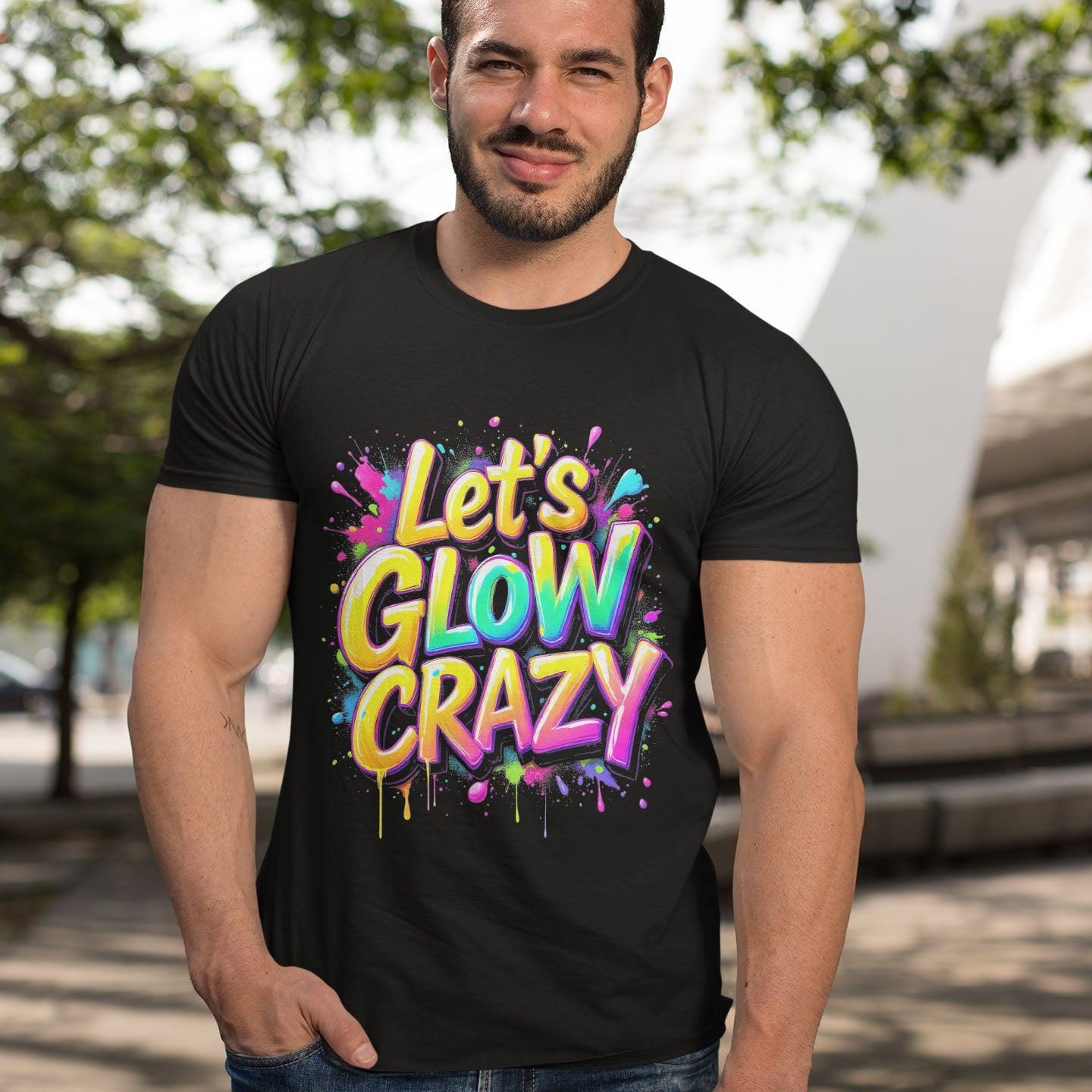 Let's GLOW CRAZY Unisex classic tee - souverista