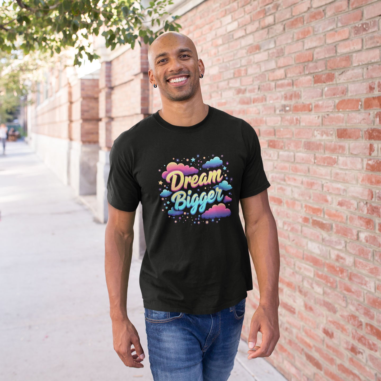Dream Bigger Short-Sleeve Unisex T-Shirt - souverista