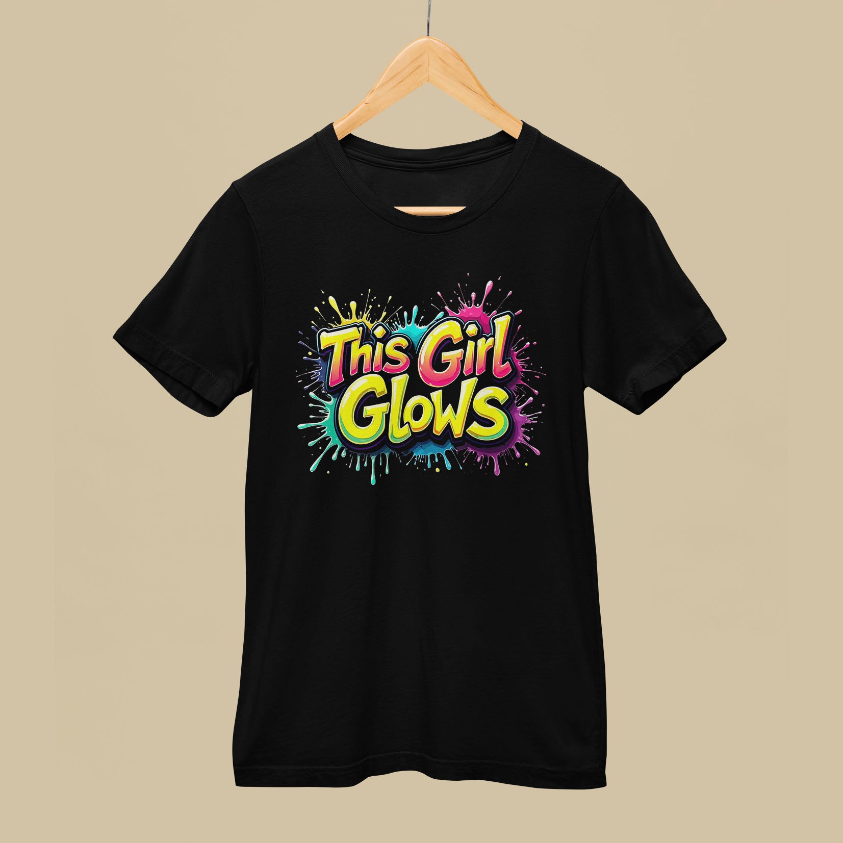 This Girl Glows Short-Sleeve Unisex T-Shirt - souverista