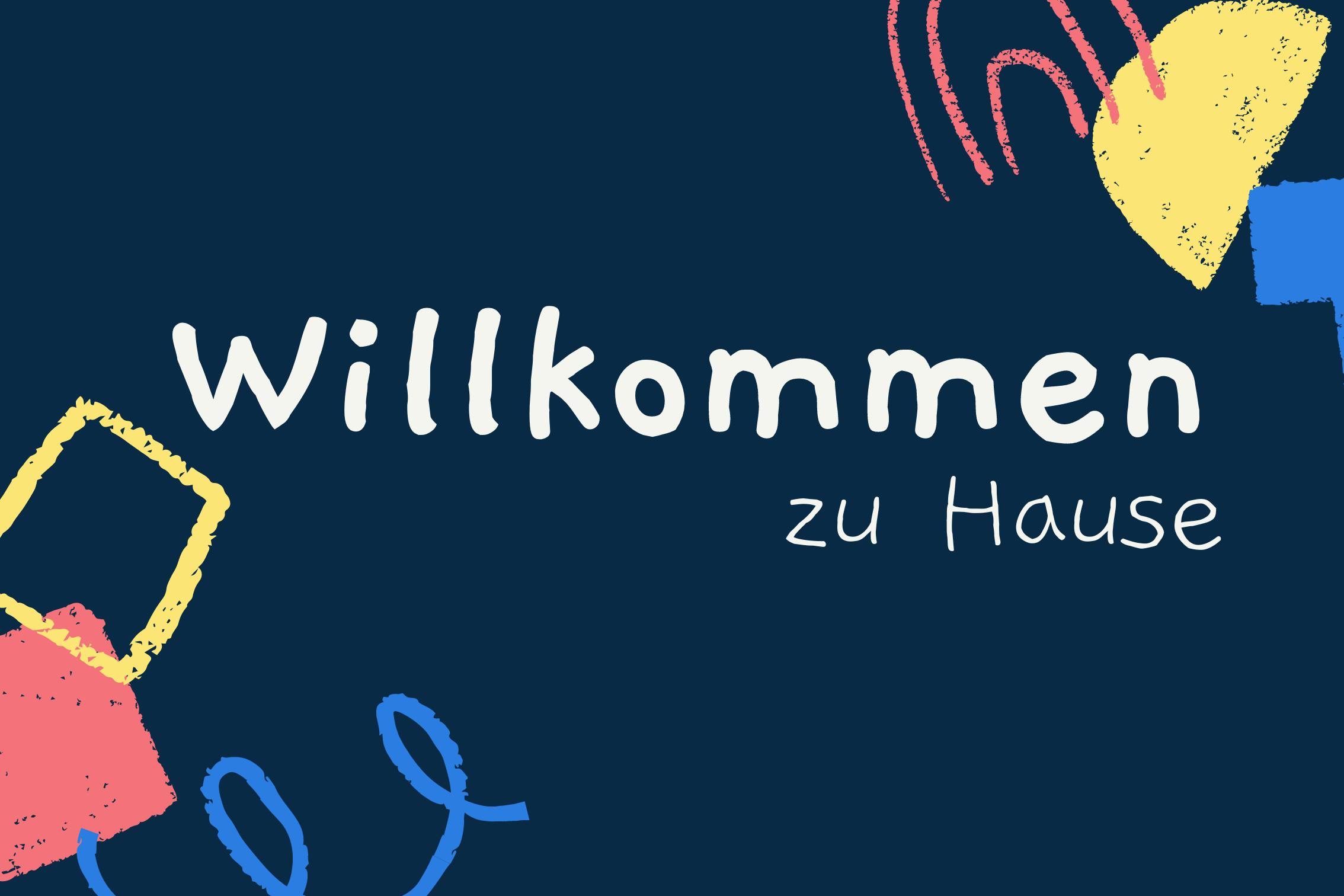 Fußmatte Willkommen zu Hause