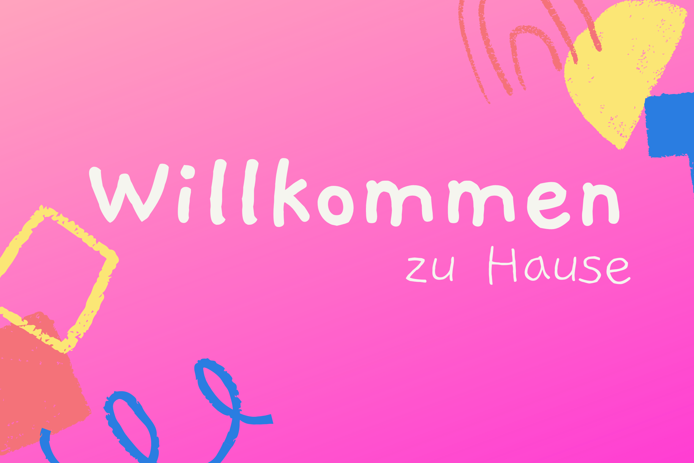 Fußmatte Willkommen zu Hause