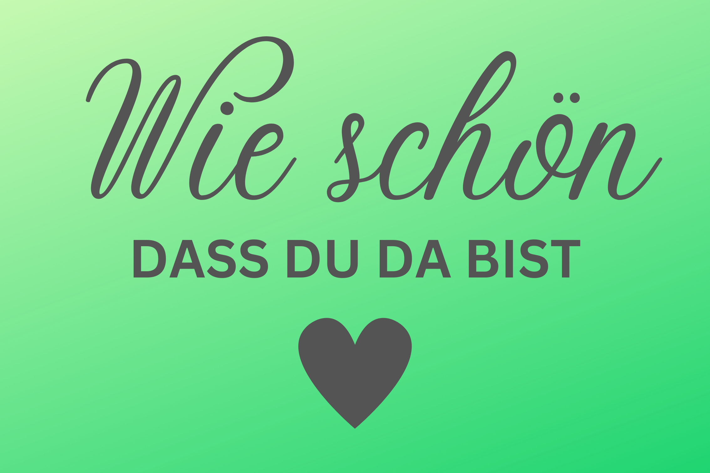 Fußmatte Schön dass Du da bist
