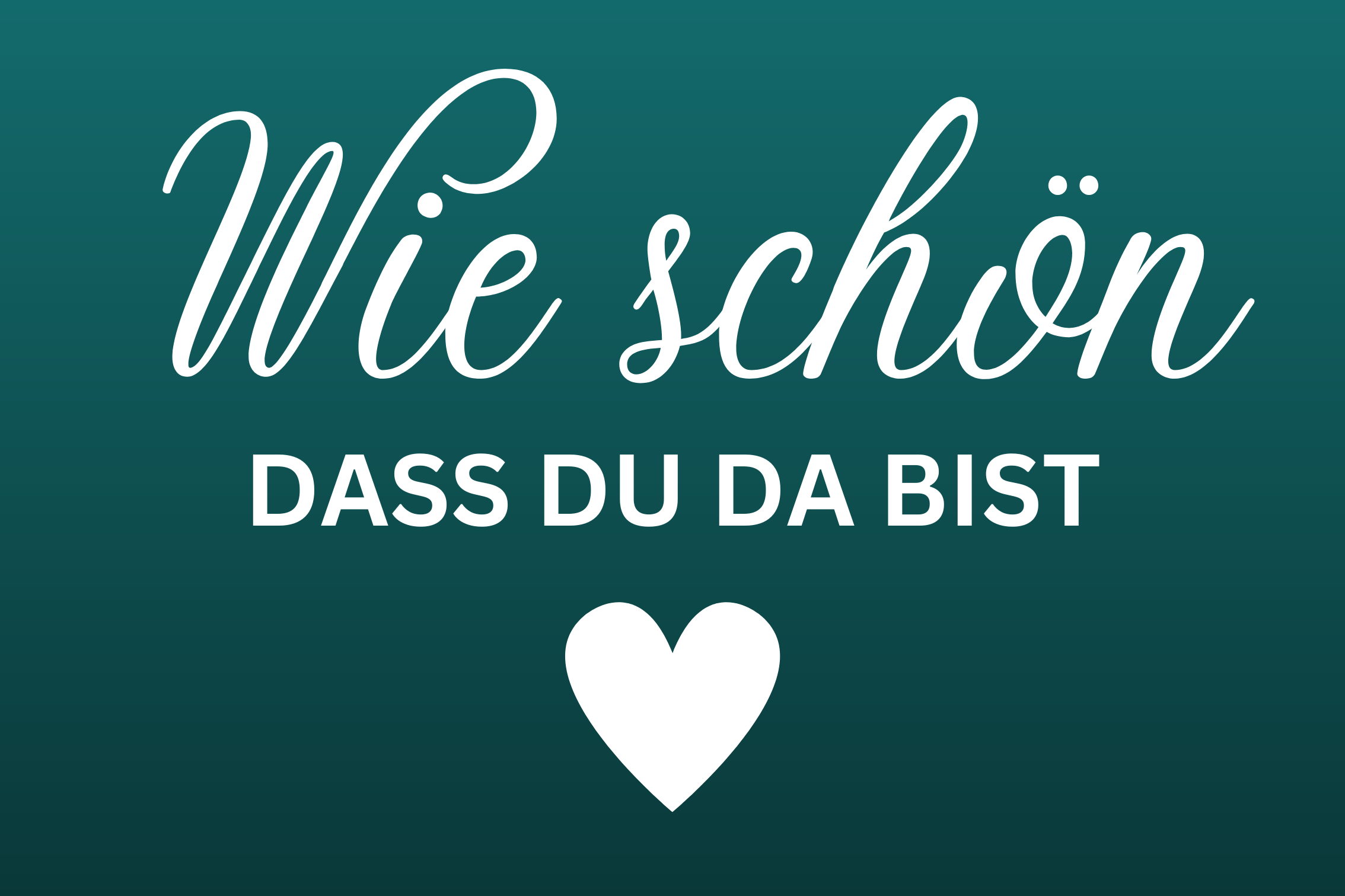 Fußmatte Schön dass Du da bist