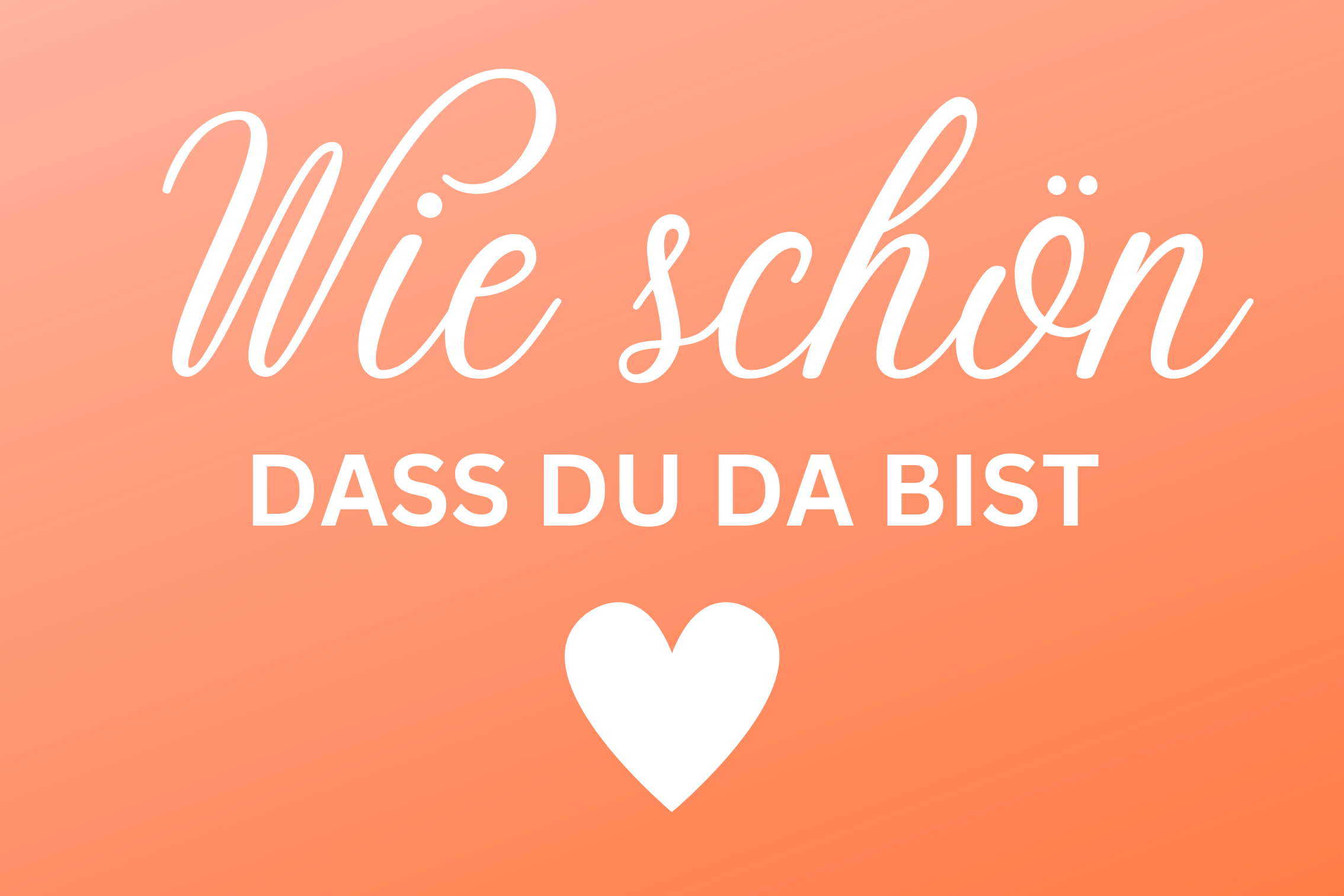 Fußmatte Schön dass Du da bist