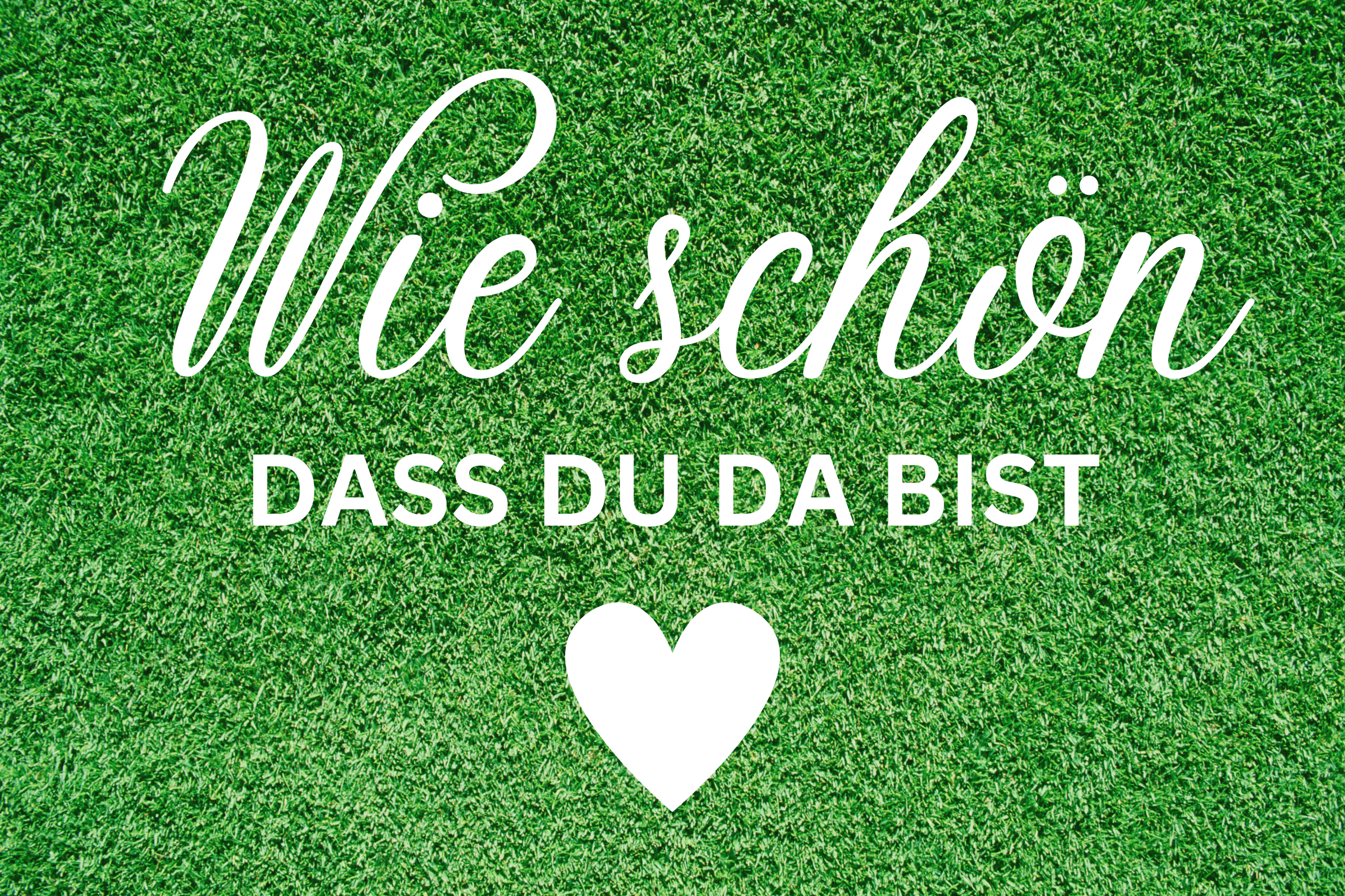 Fußmatte Schön dass Du da bist