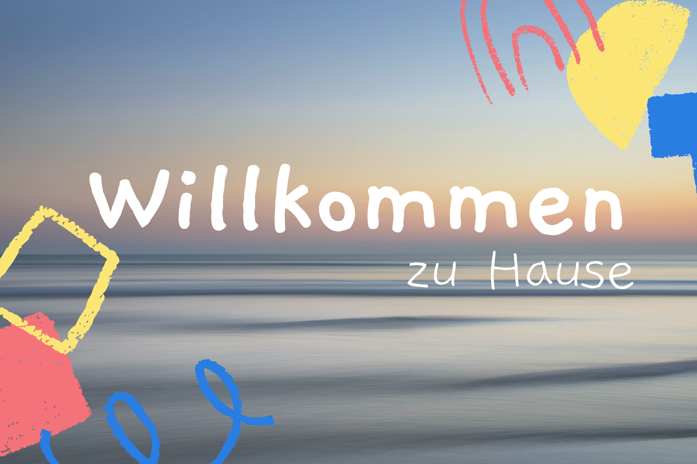 Fußmatte Willkommen zu Hause
