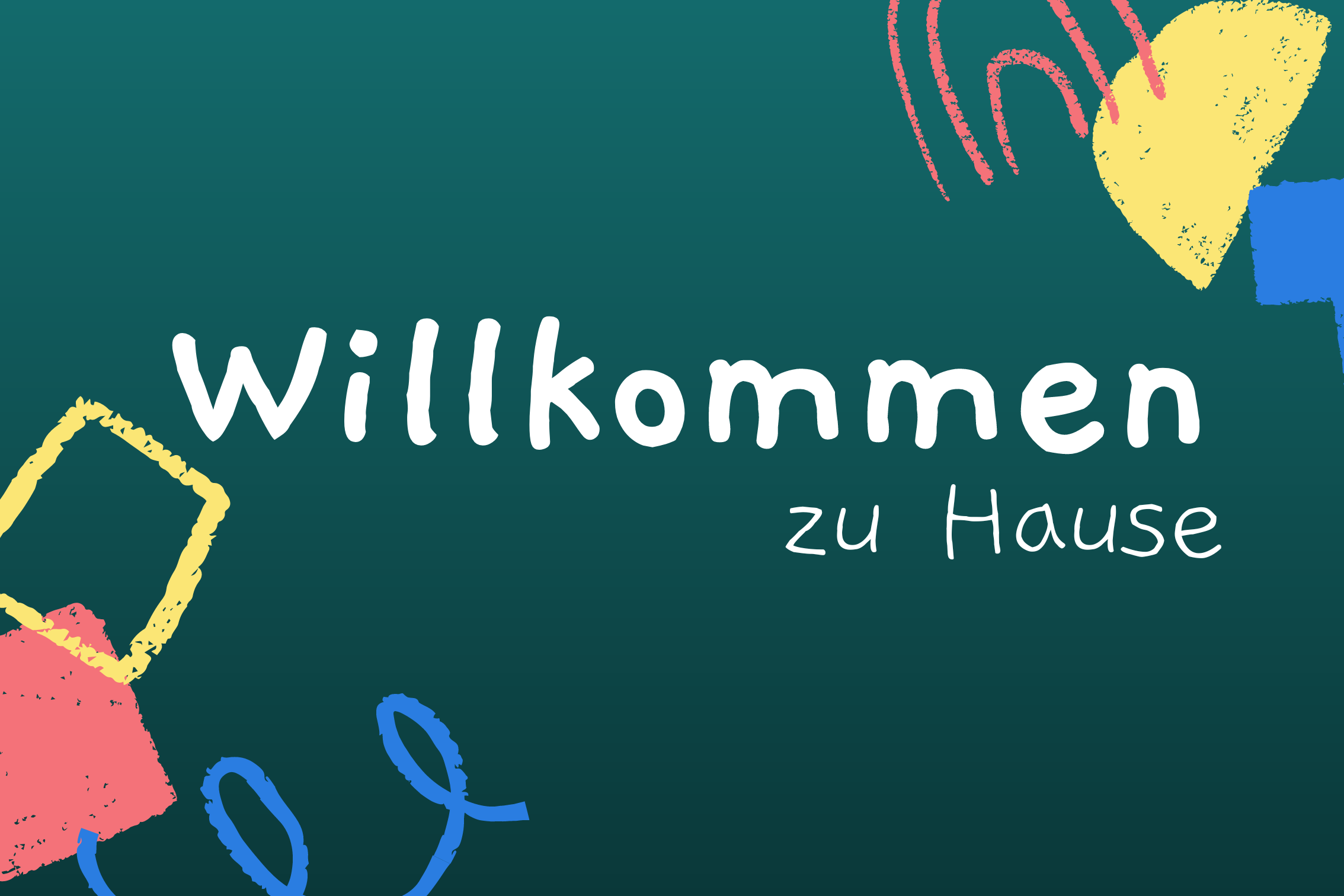 Fußmatte Willkommen zu Hause