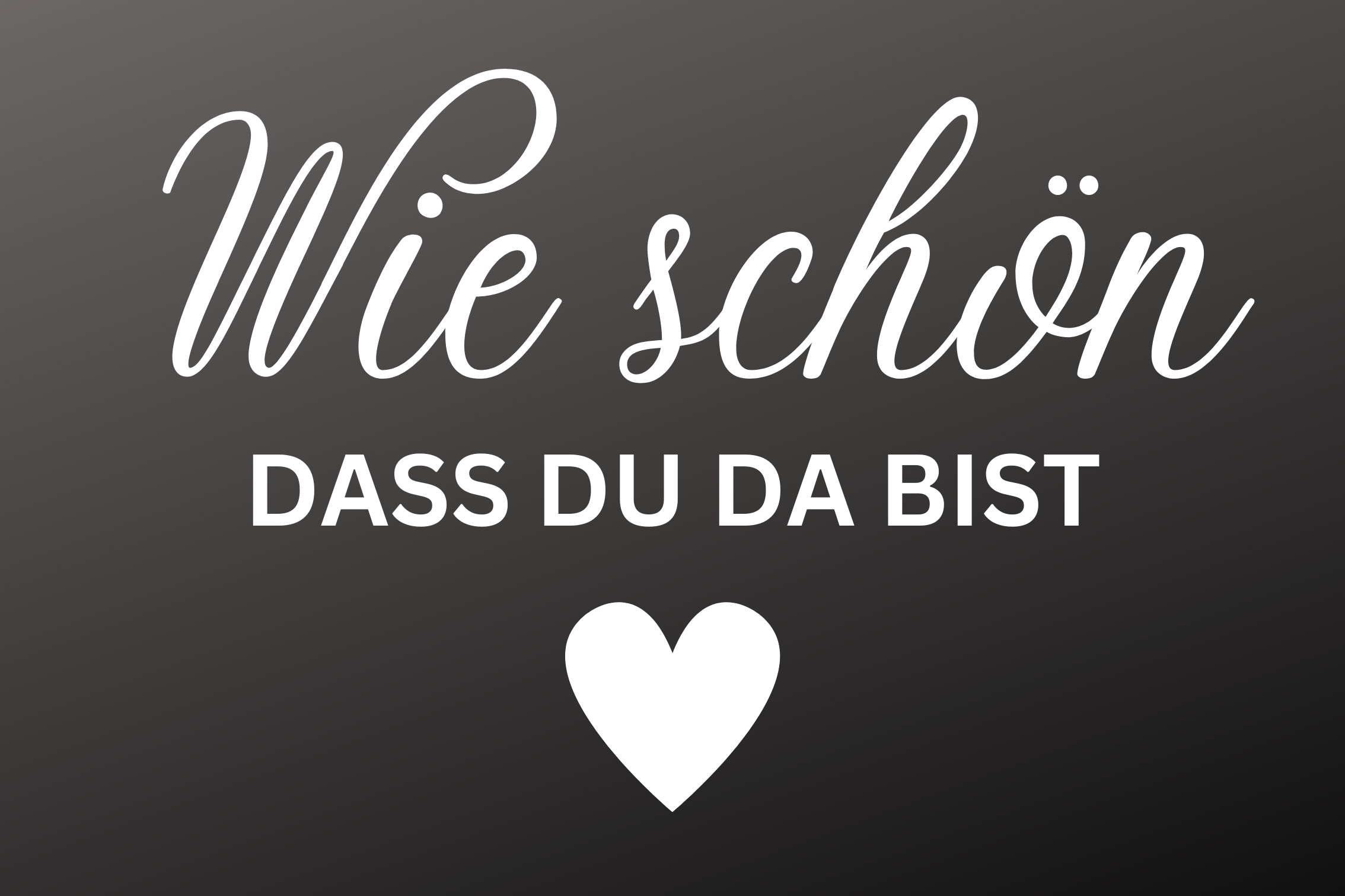 Fußmatte Schön dass Du da bist