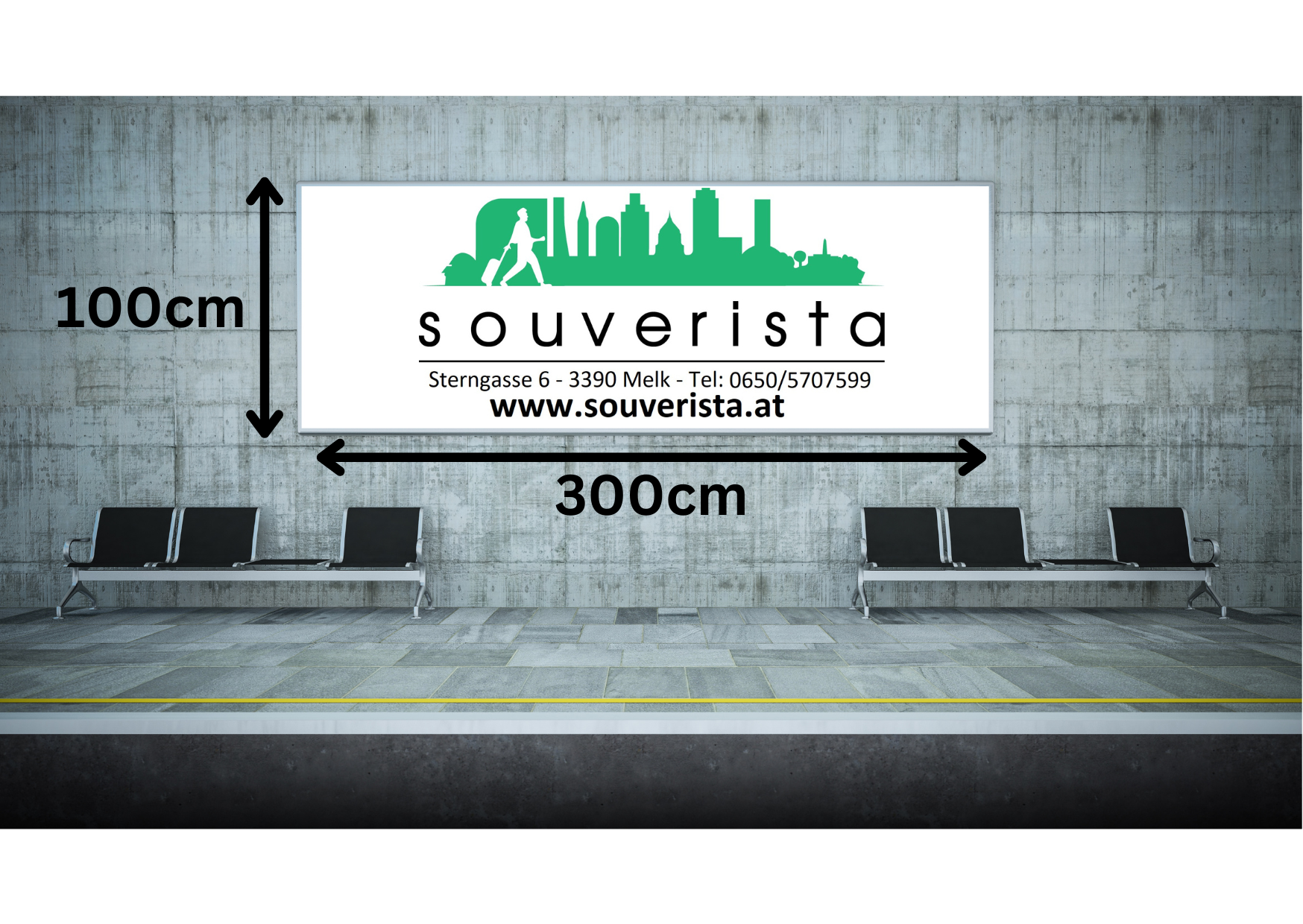 Werbebanner PVC - souverista