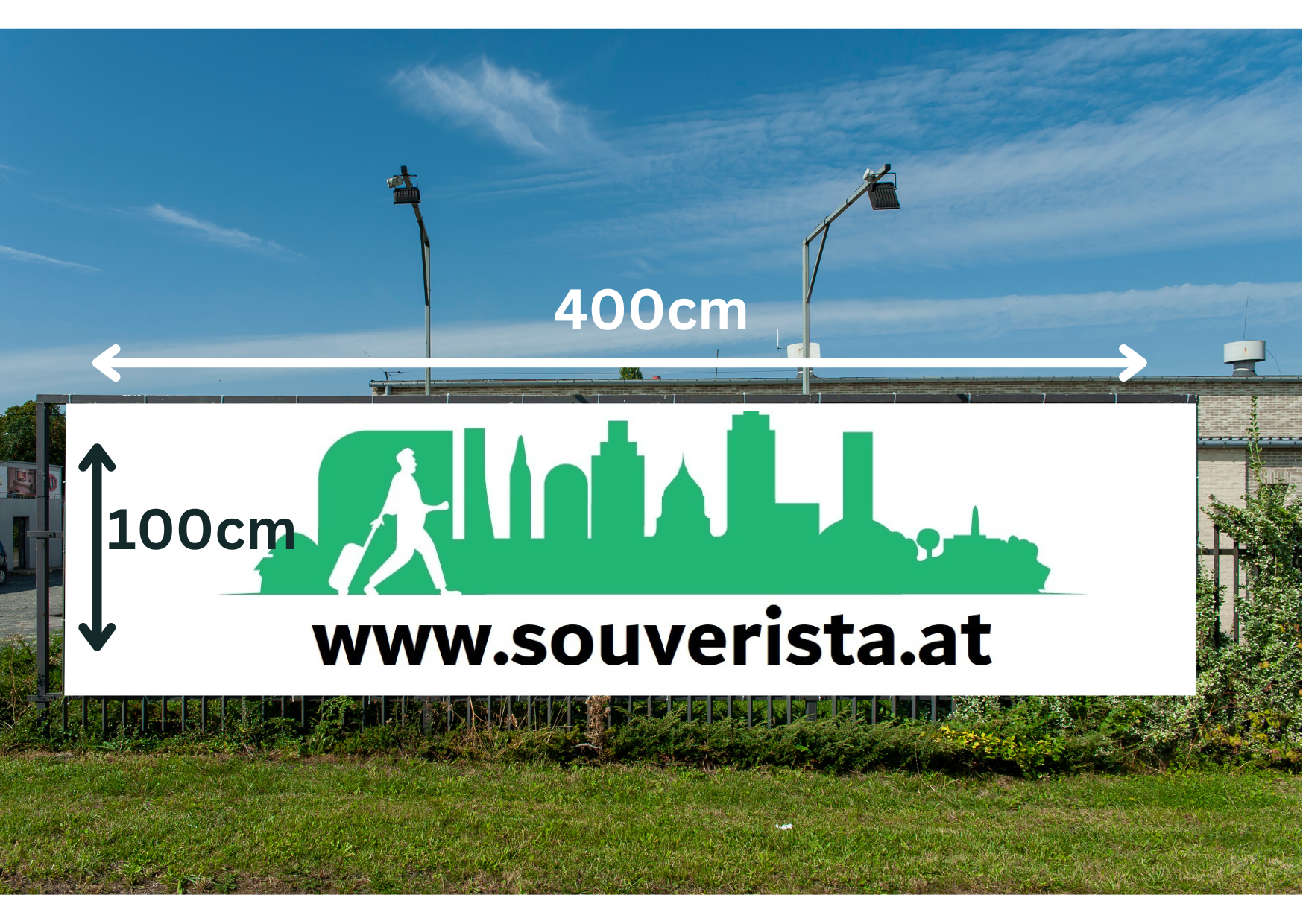 Werbebanner PVC - souverista