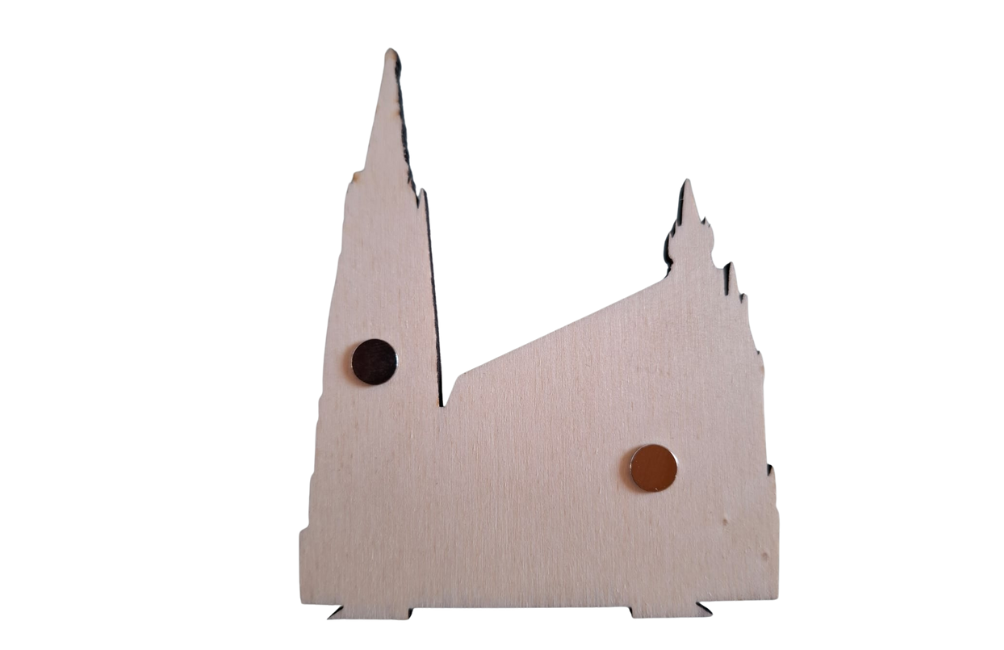 Kühlschrankmagnet Riesenrad Holz - souverista