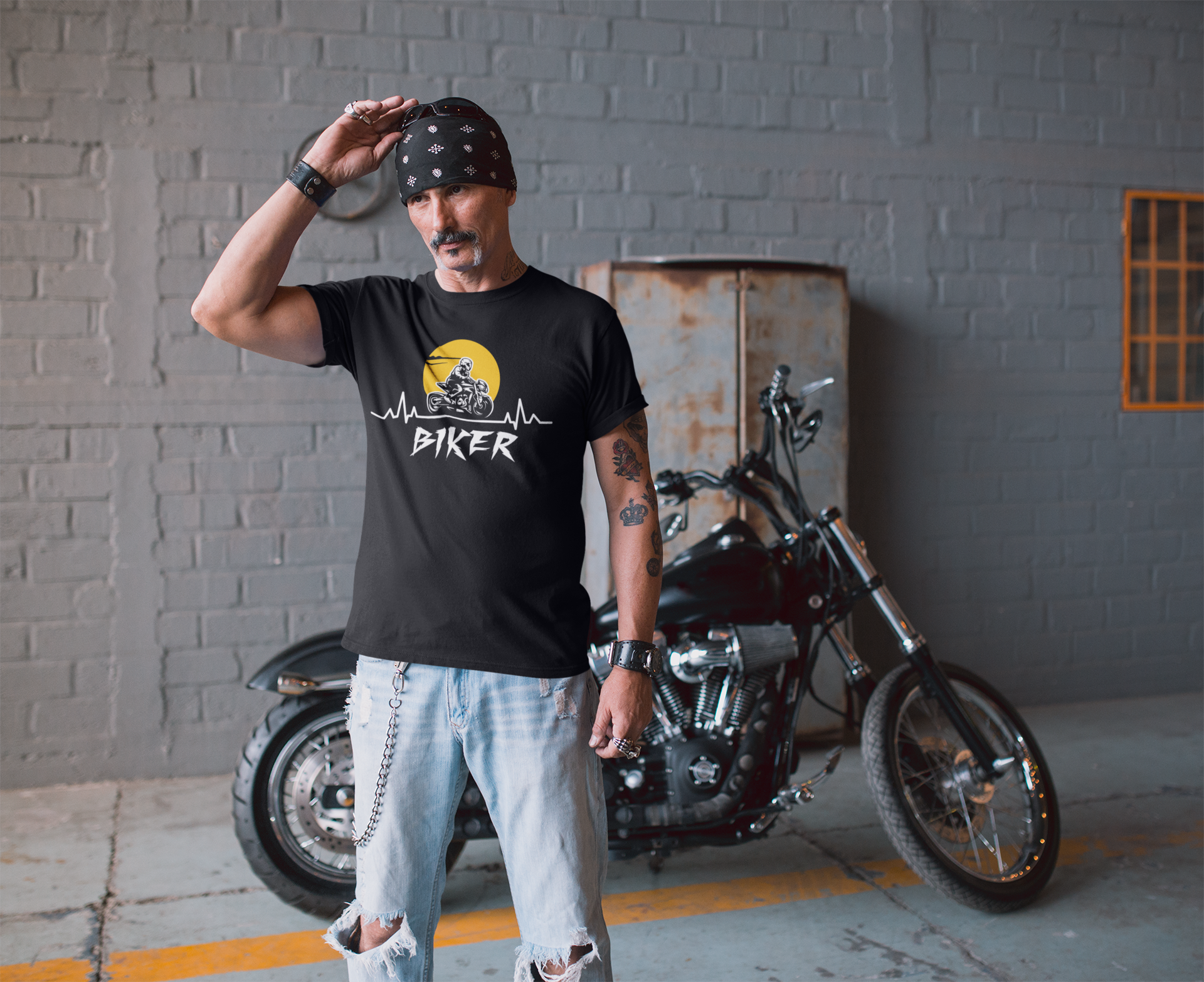Biker Unisex-T-Shirt - souverista