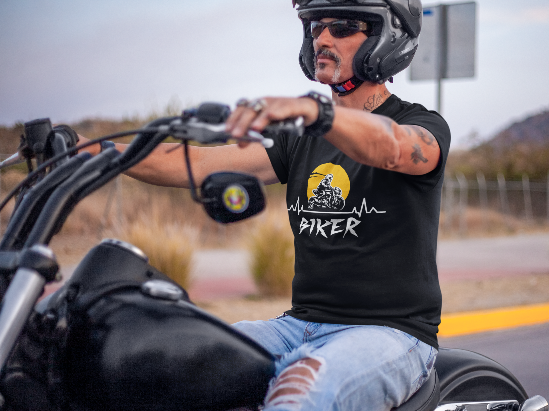 Biker Unisex-T-Shirt - souverista