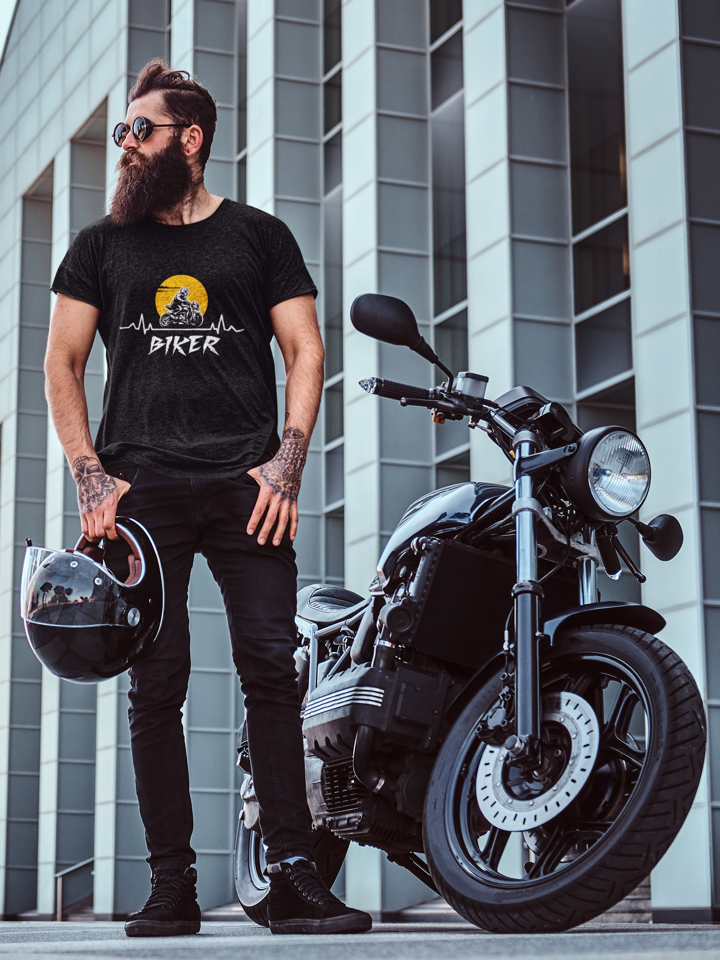 Biker Unisex-T-Shirt - souverista