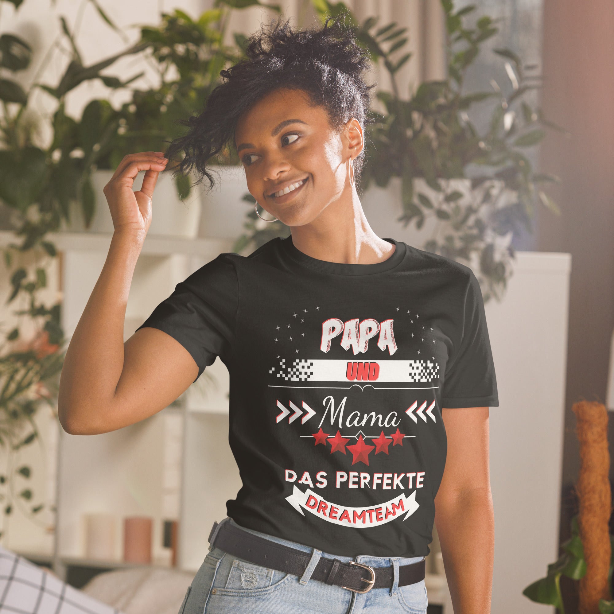 Papa und Mama - Ein perfektes Dreamteam Unisex-T-Shirt