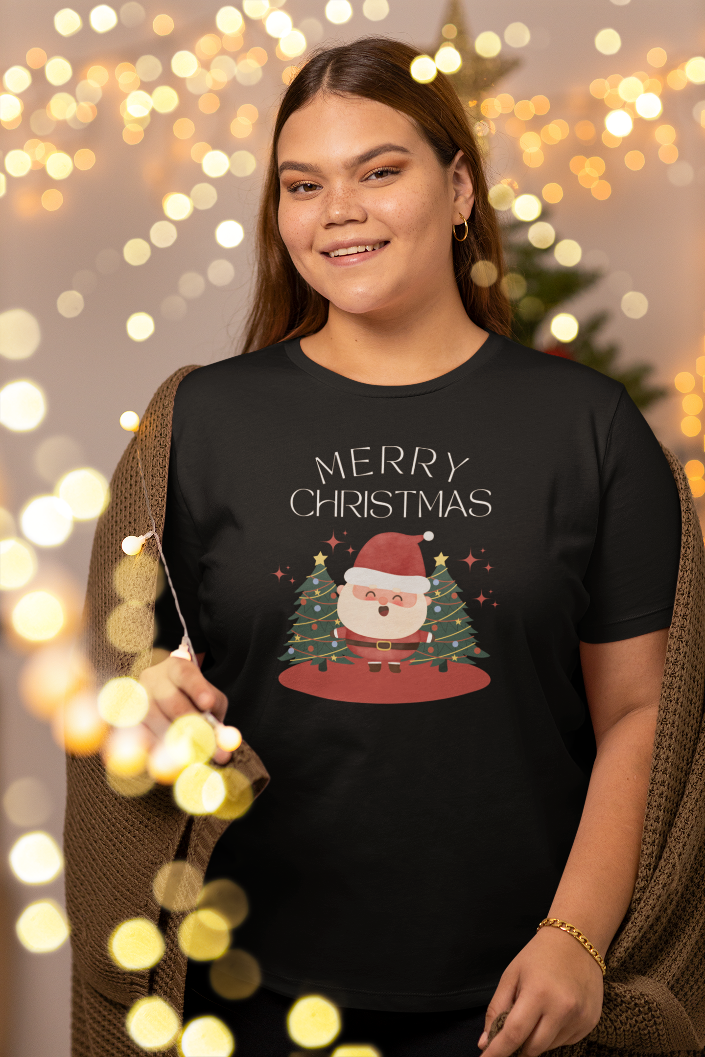 Merry christmas T-Shirt, Kurzärmeliges Unisex-T-Shirt