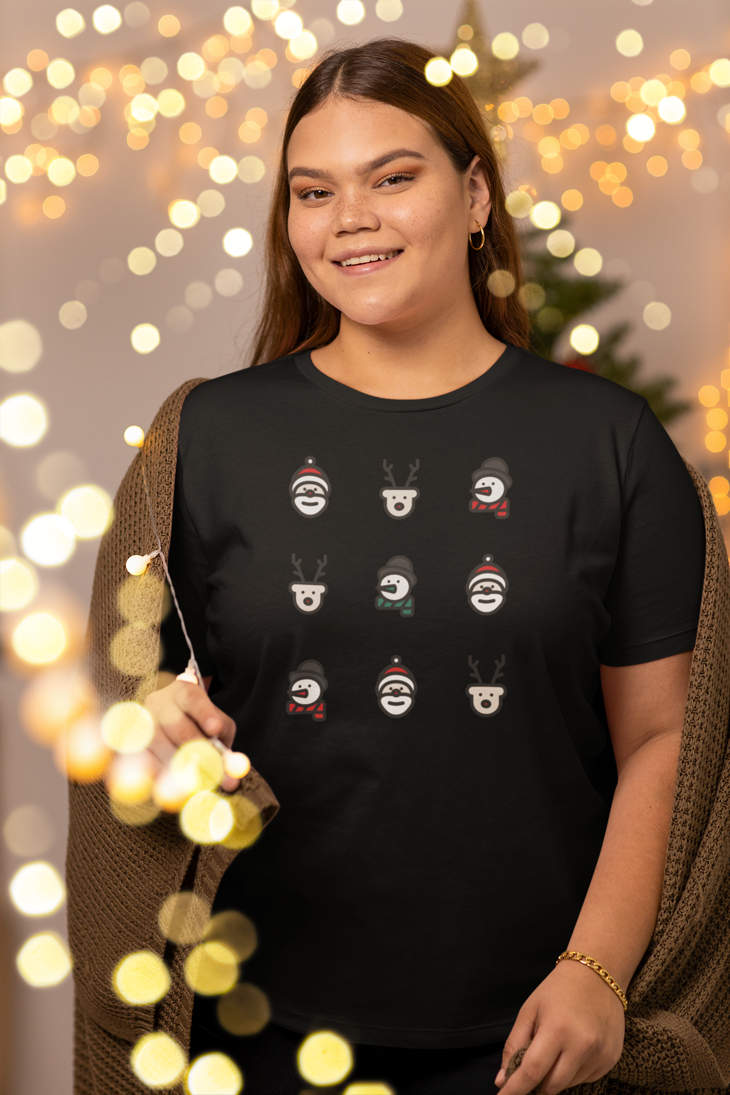 Weihnachtgsfiguren, Kurzärmeliges Unisex-T-Shirt - souverista