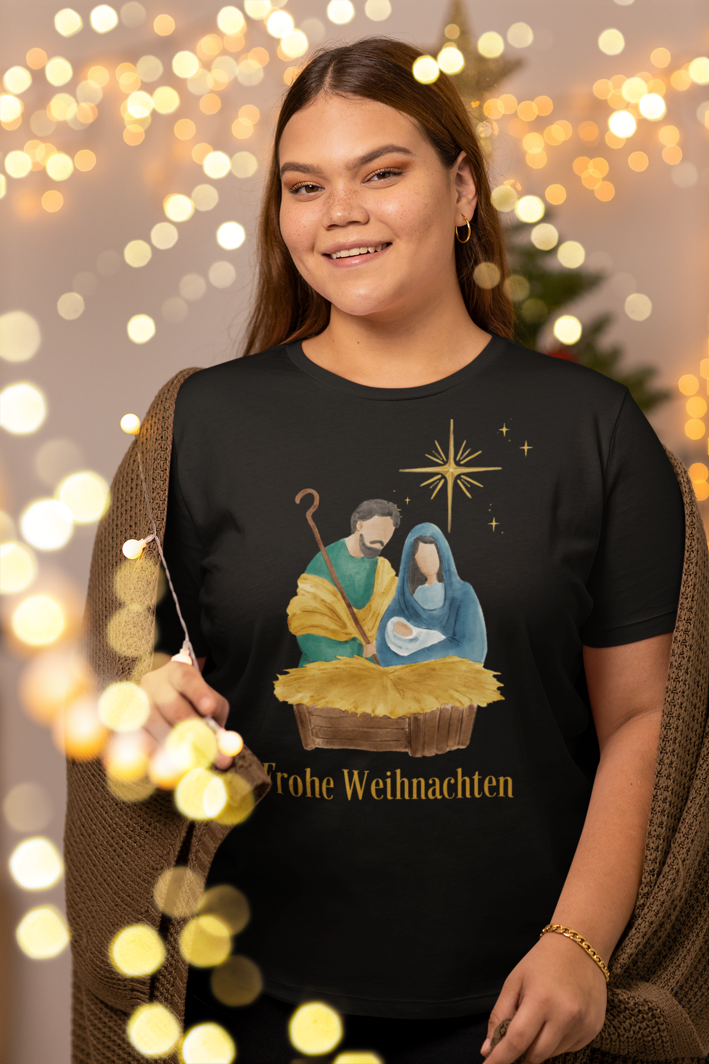 Frohe Weihnachten, Kurzärmeliges Unisex-T-Shirt - souverista