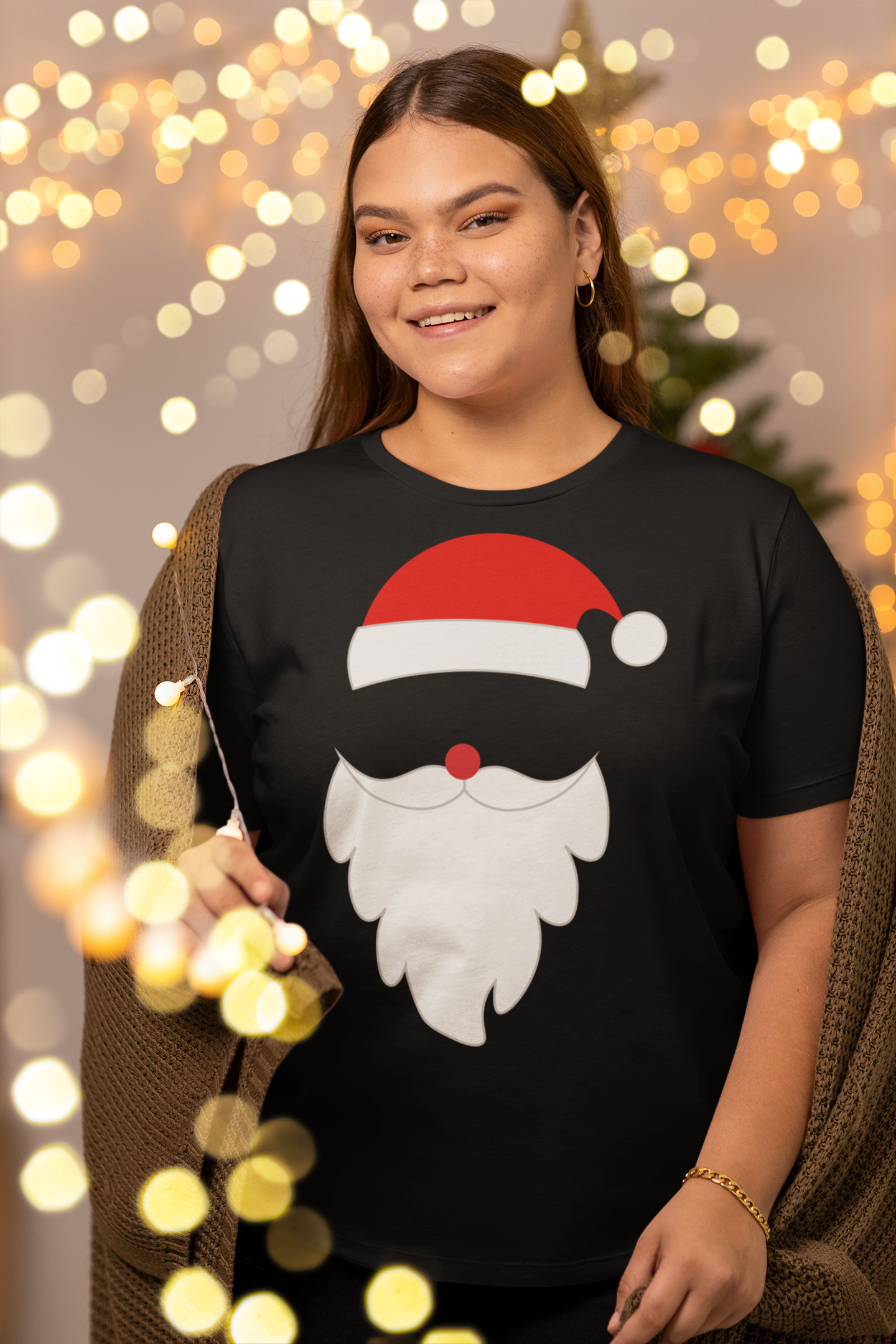 Cool Santa Claus, merry christmas, Kurzärmeliges Unisex-T-Shirt