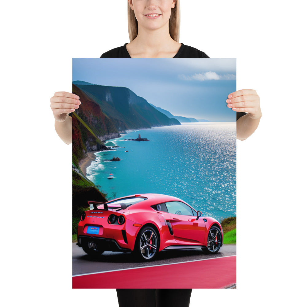 Sportscar am Meer