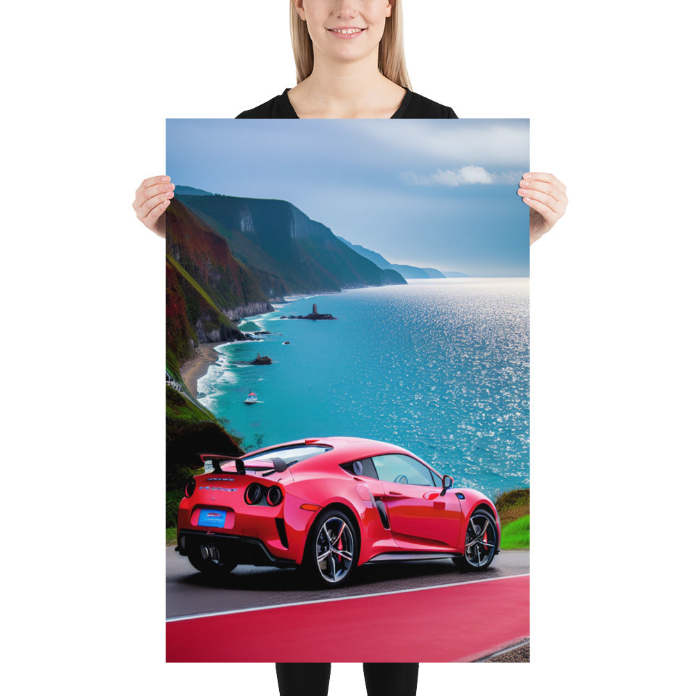 Sportscar am Meer