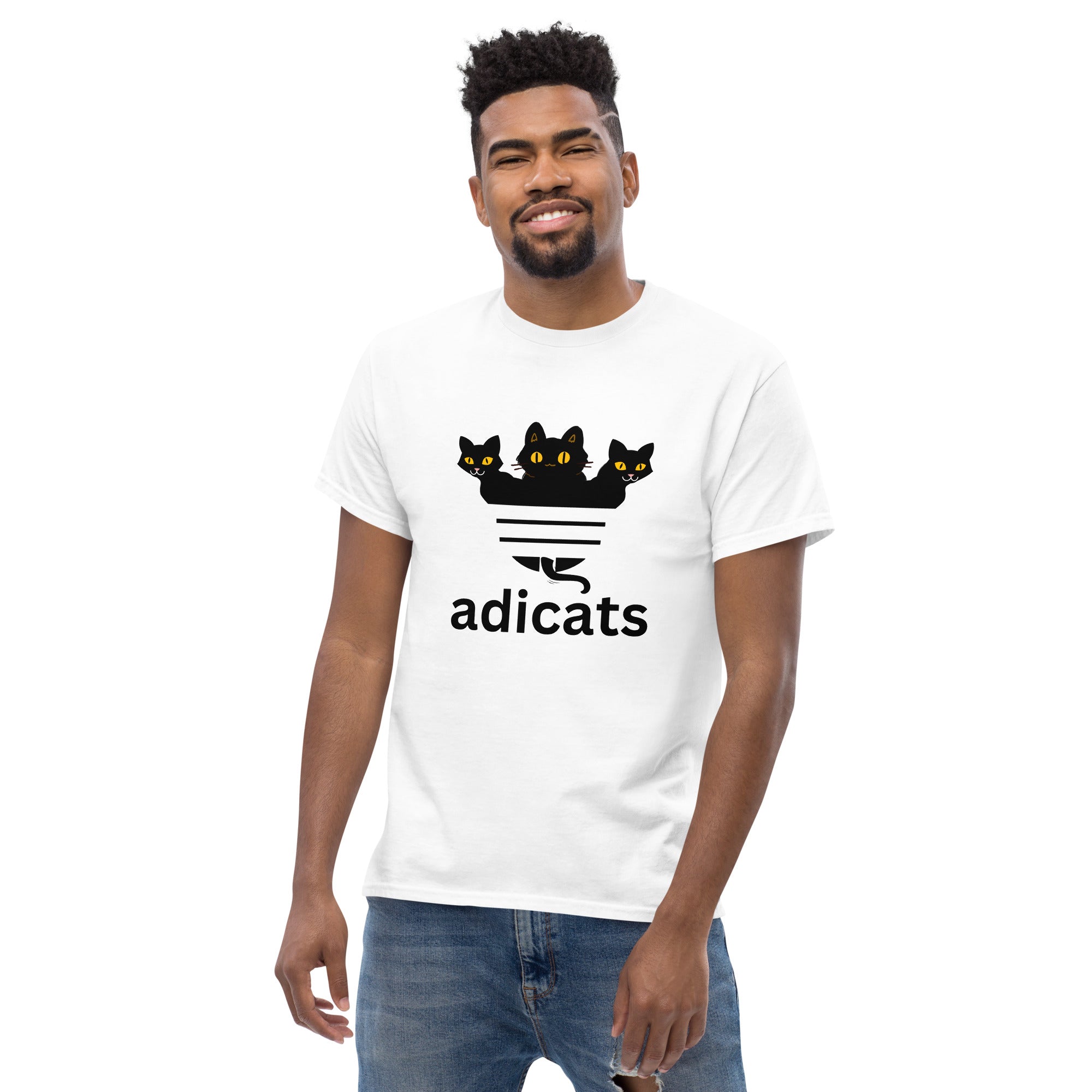 adicats T-Shirt, unisex Katzen T-Shirt - souverista