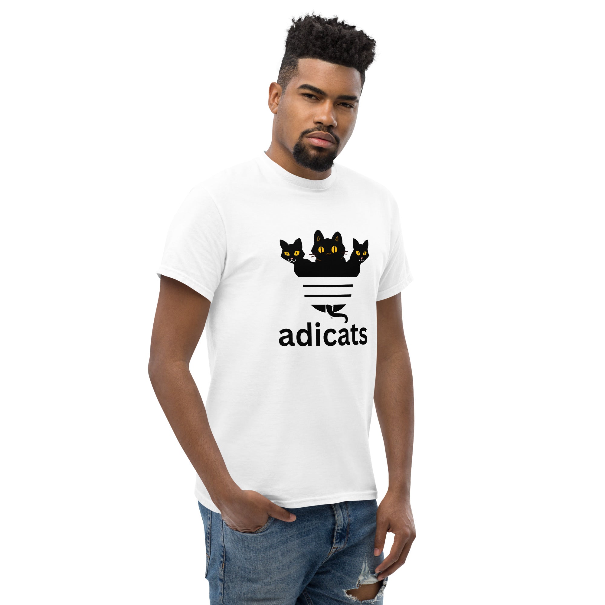 adicats T-Shirt, unisex Katzen T-Shirt - souverista