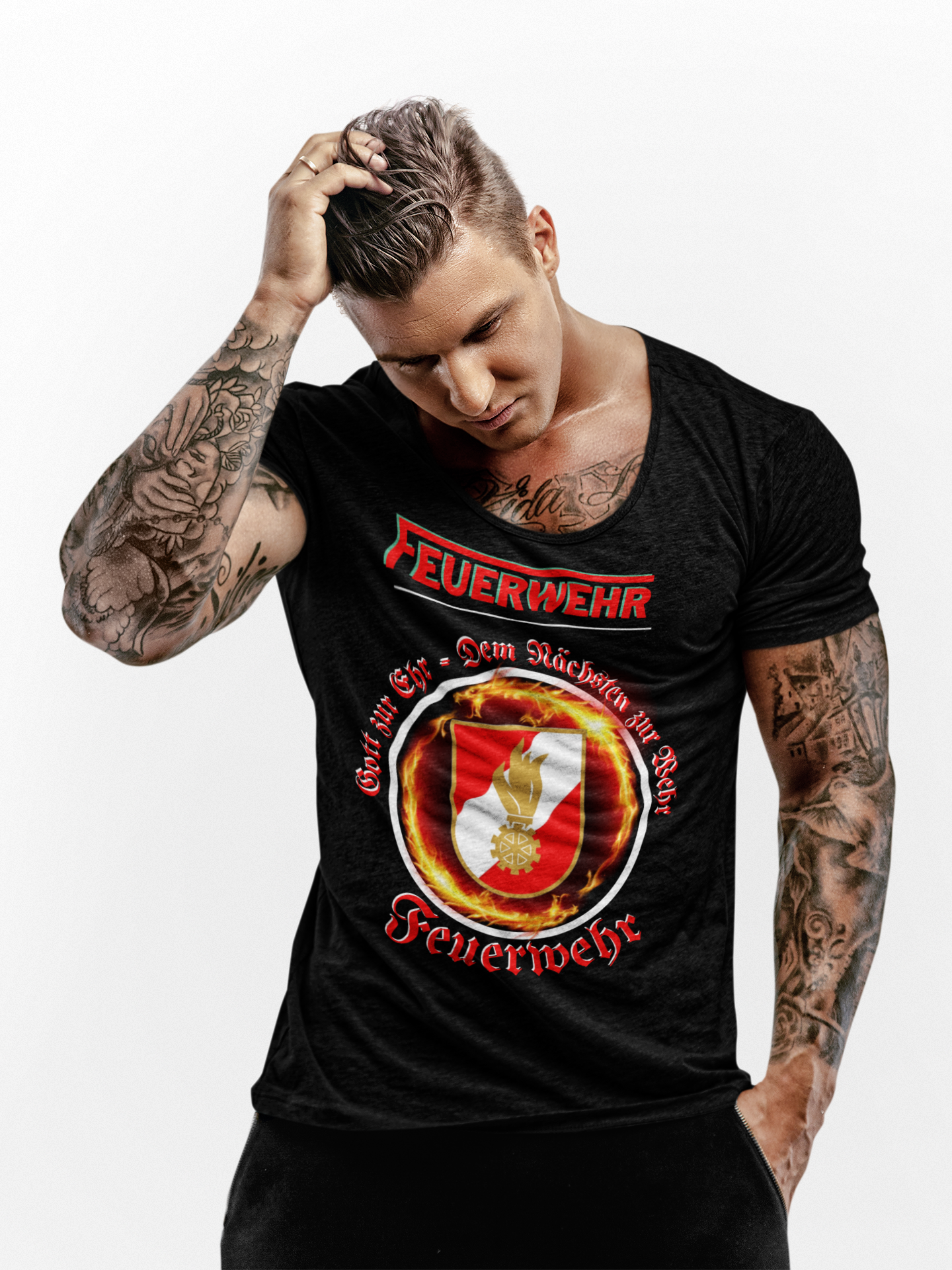 Feuerwehr Gott zur Ehr Unisex-T-Shirt