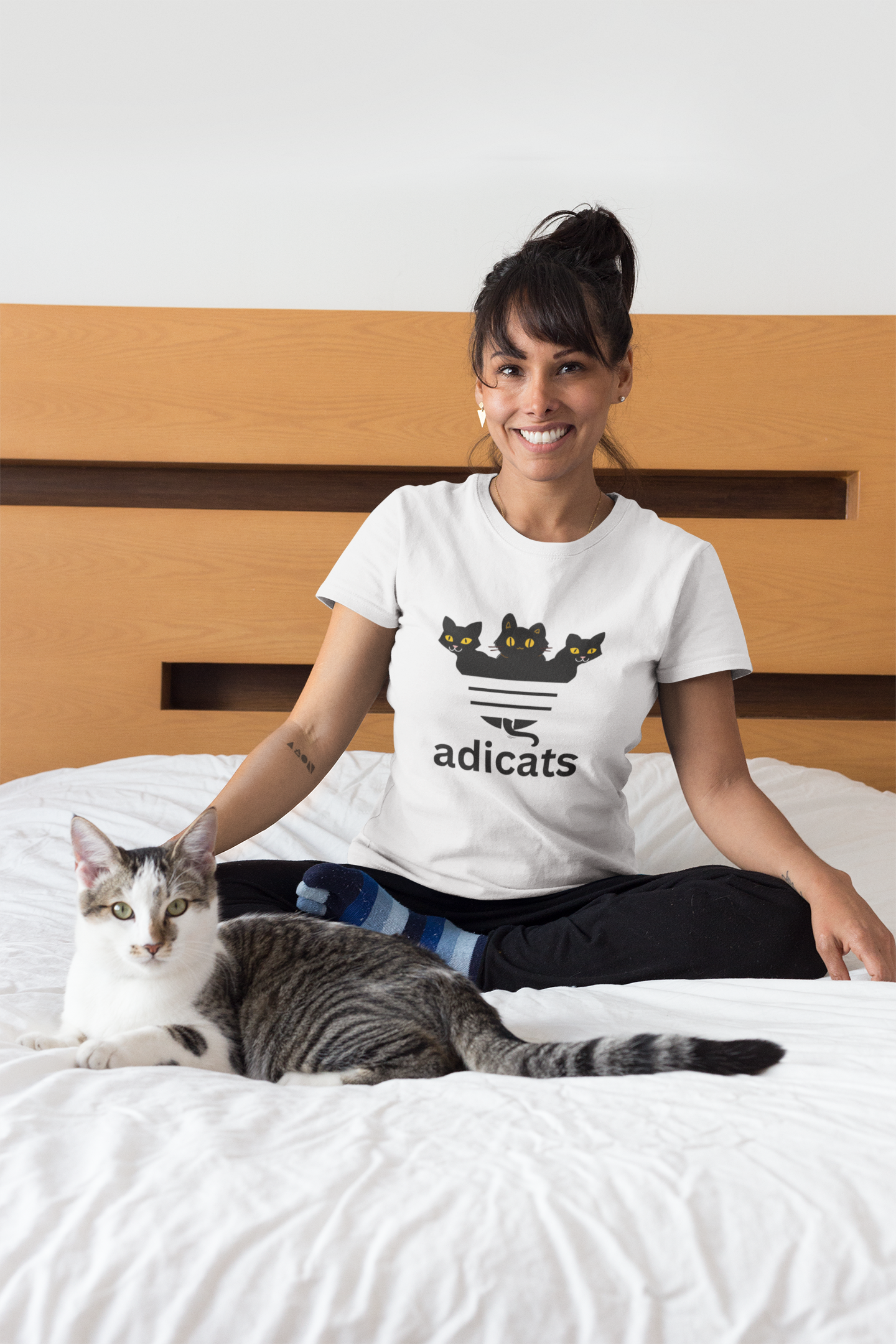 adicats T-Shirt, unisex Katzen T-Shirt - souverista