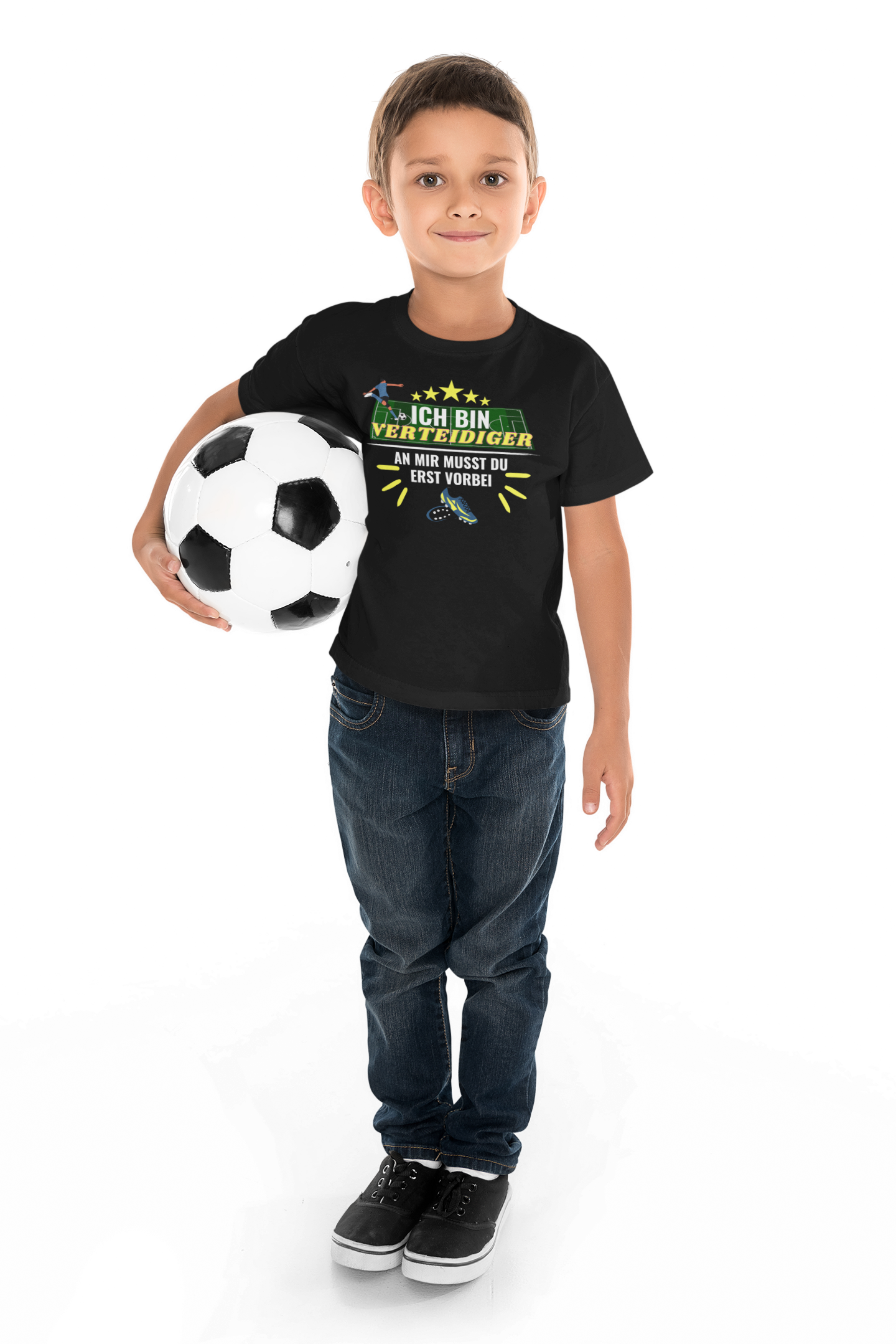 Fußball Verteidiger  Unisex-T-Shirt - souverista
