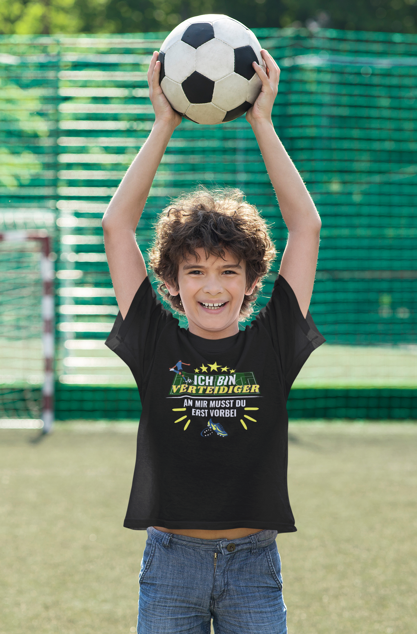 Fußball Verteidiger  Unisex-T-Shirt - souverista