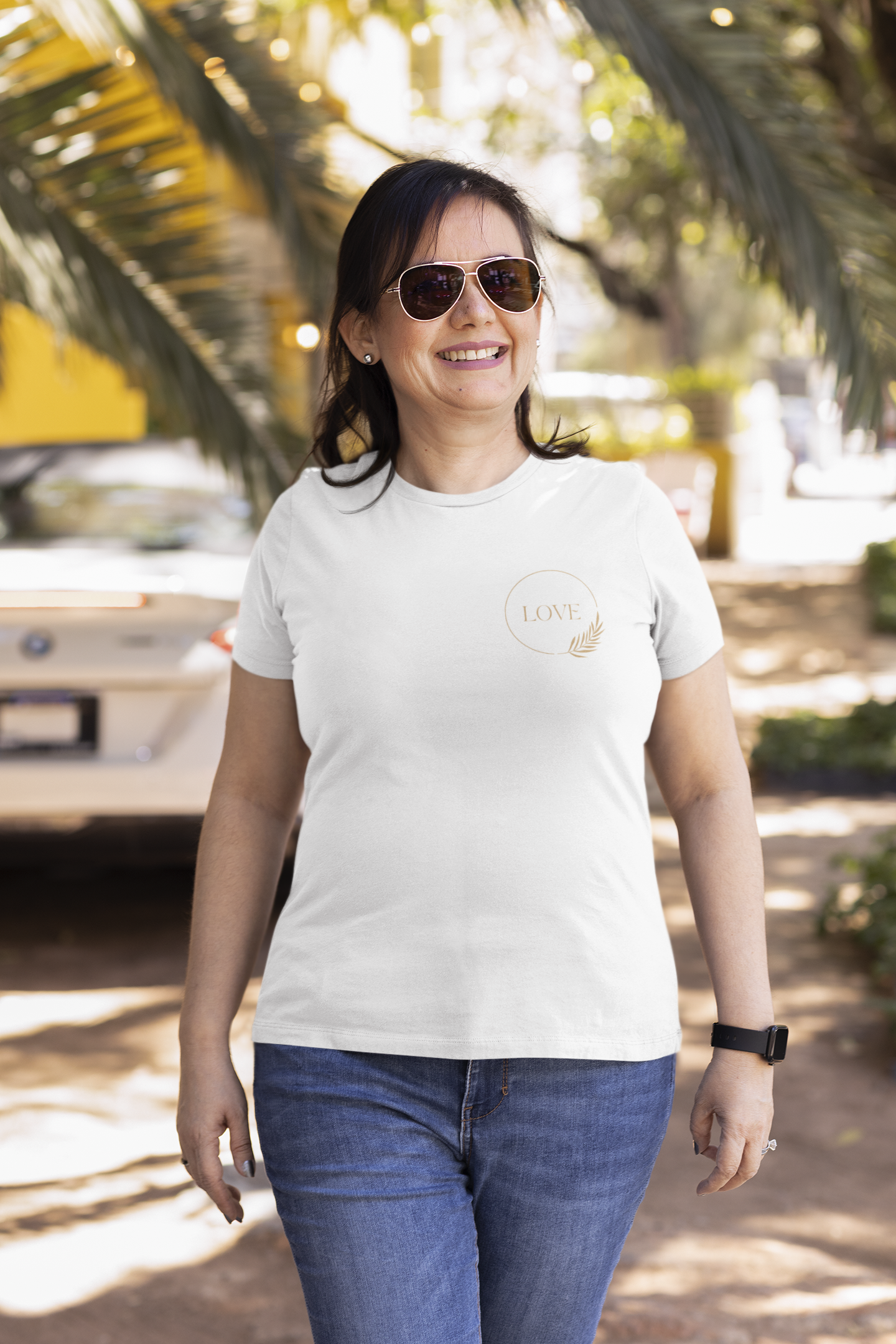 LOVE Circle Unisex-T-Shirt - souverista