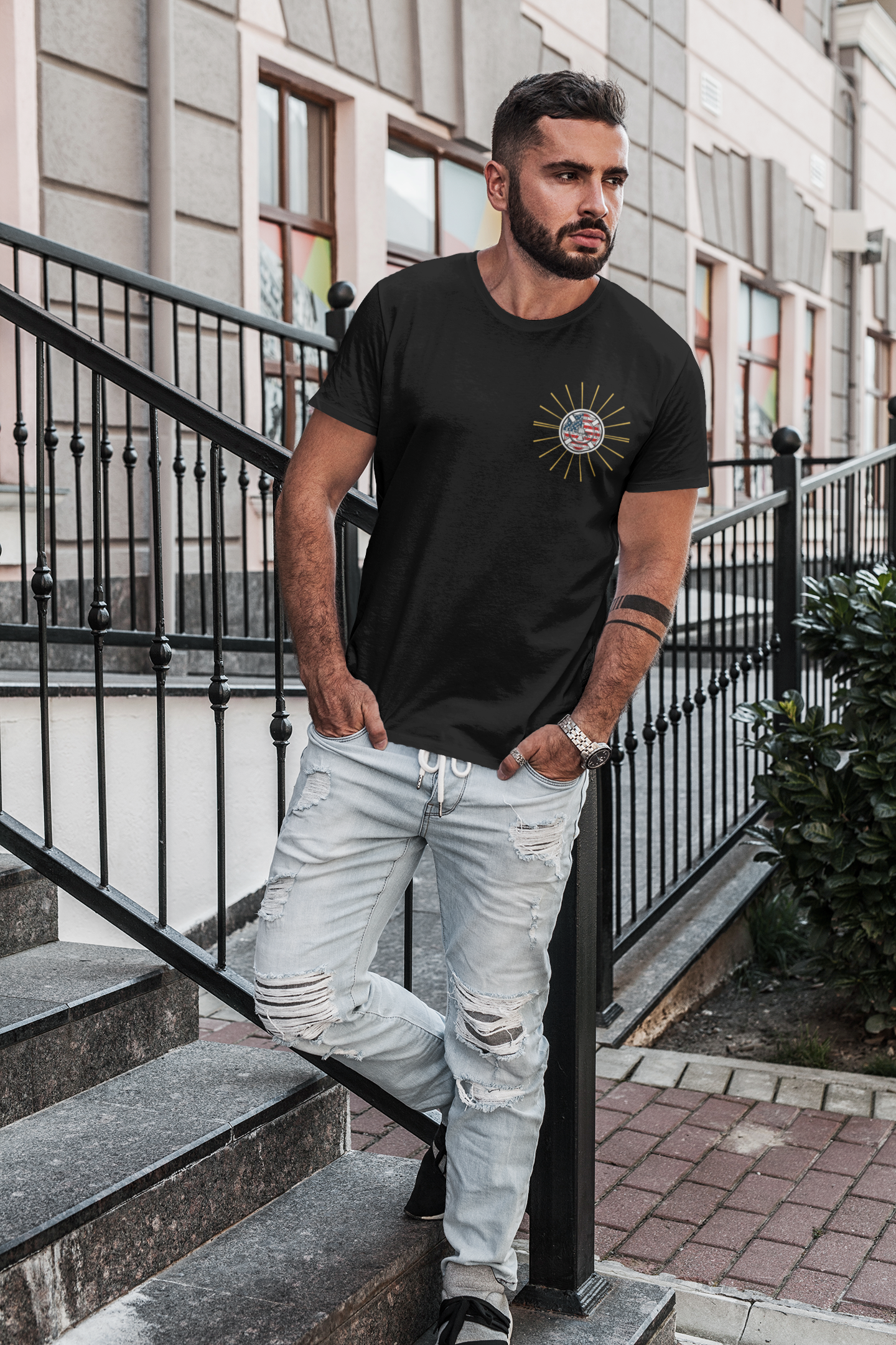 Firefighter USA Unisex-T-Shirt