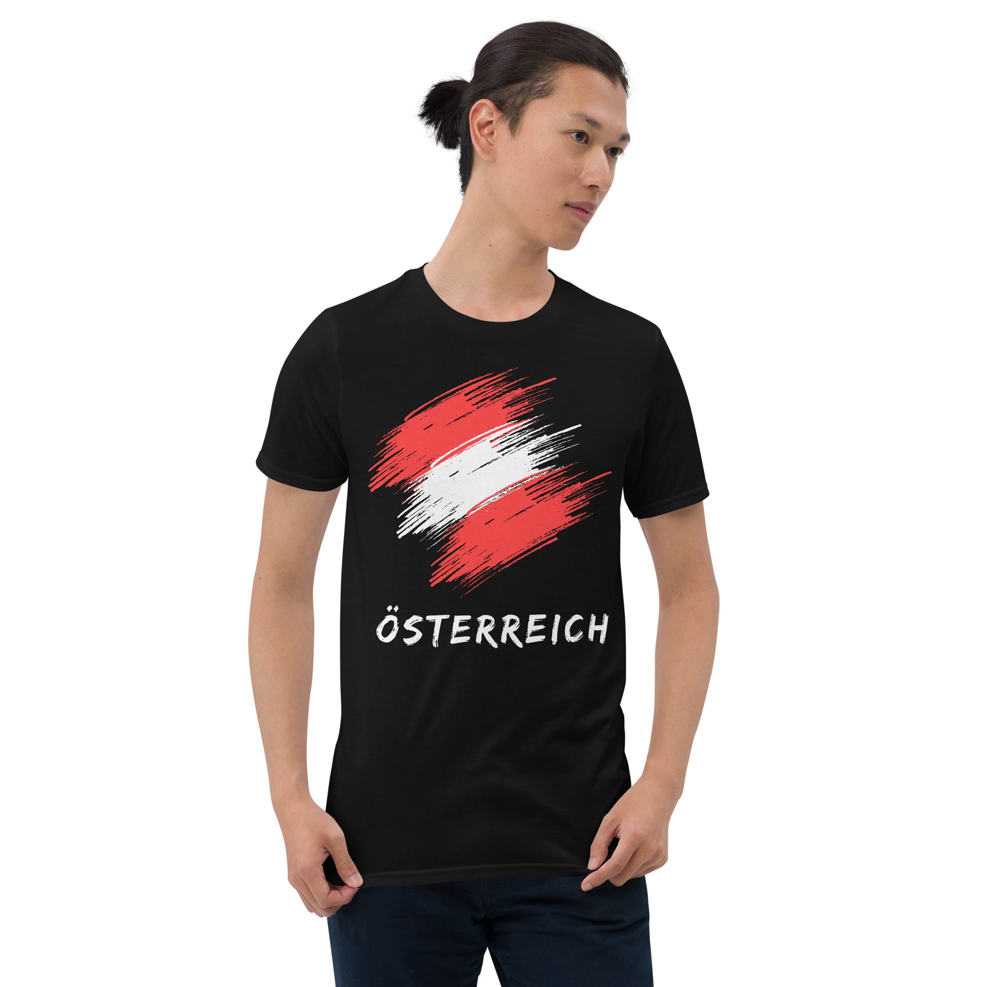 Österreich Fahne Unisex-T-Shirt - souverista