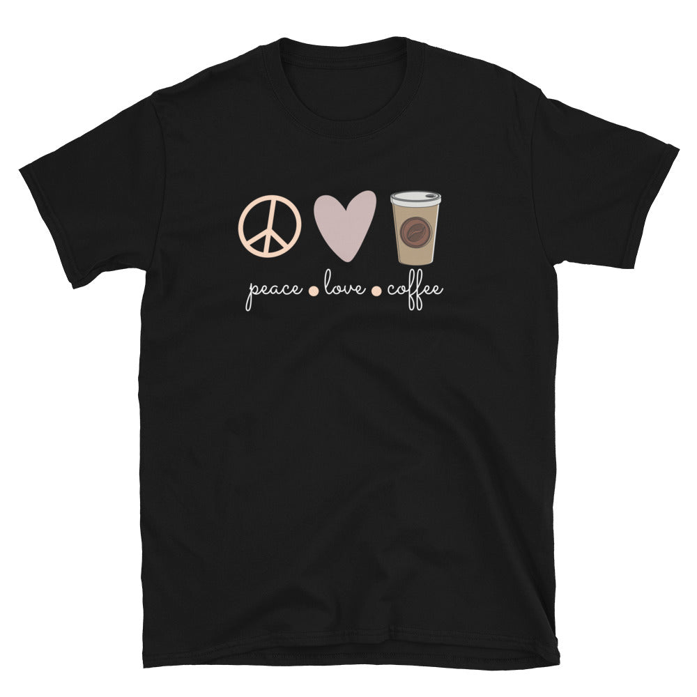 Peace.love.coffee Unisex-T-Shirt