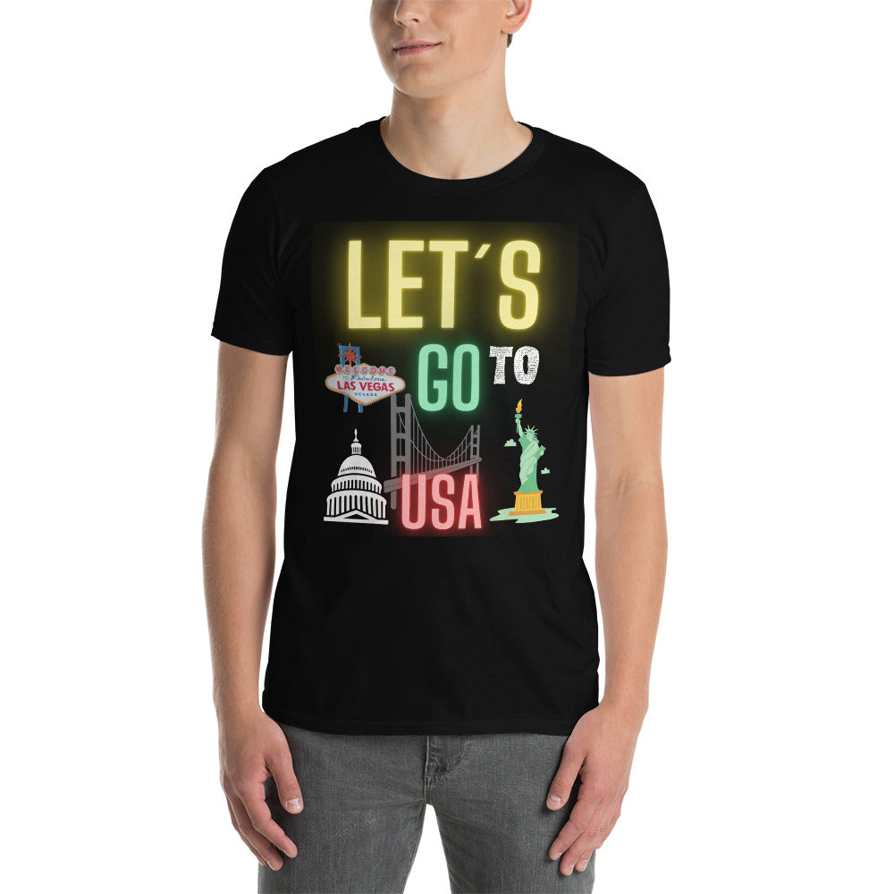 Let´s go to USA Unisex-T-Shirt - souverista