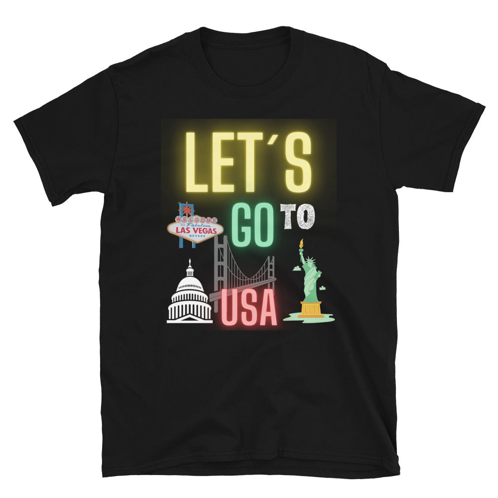 Let´s go to USA Unisex-T-Shirt - souverista