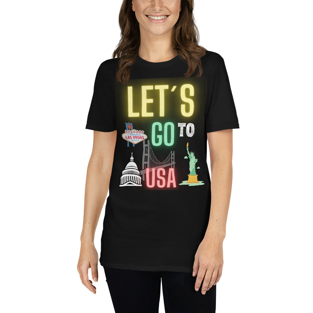 Let´s go to USA Unisex-T-Shirt - souverista